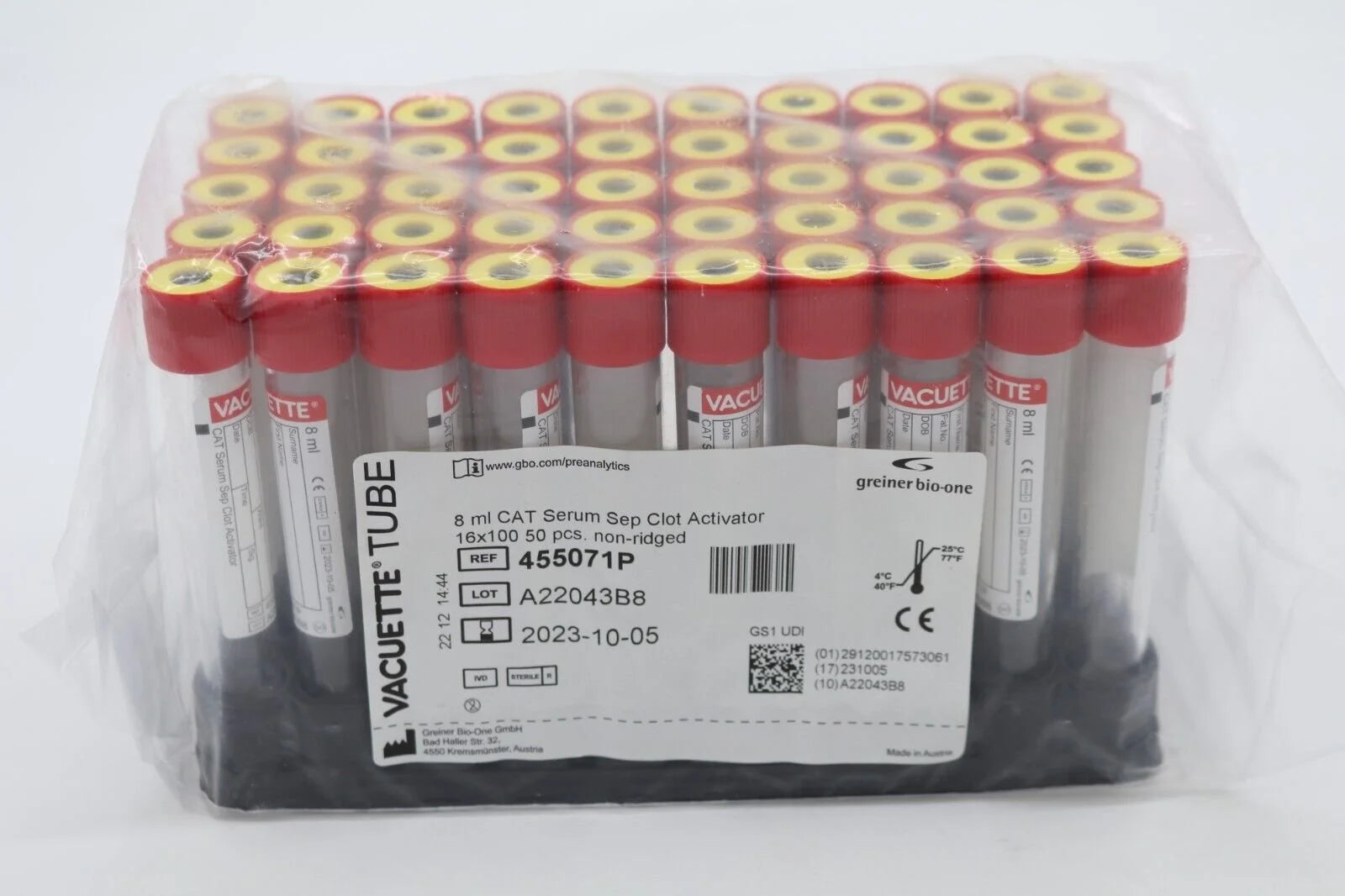 Greiner Bio-One | 455071P | Bio-One Vacuette Tube ( 2023-10-05)