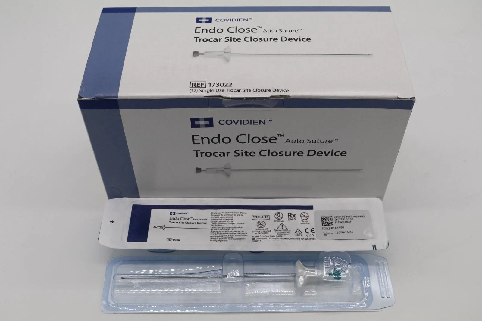 Covidien | 173022 | Endo Close Auto Suture Single Use Trocar Site Closure Device