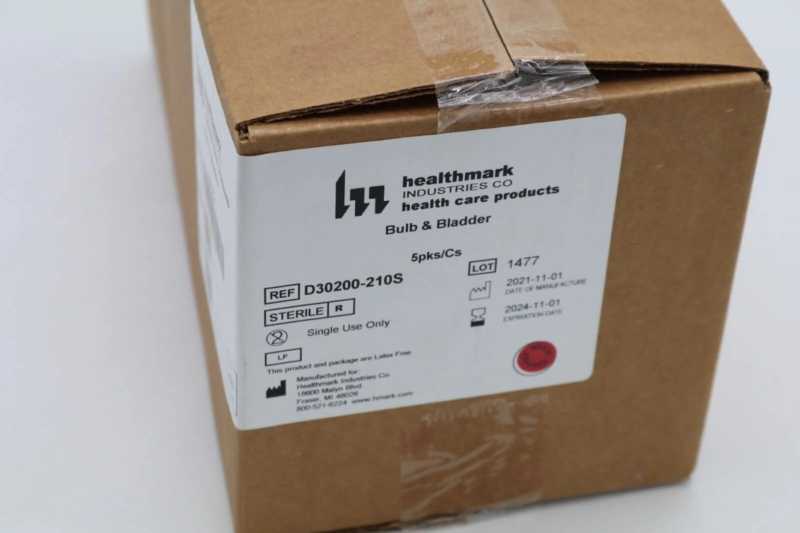 Healthmark Industries | D30200-210S | Bulb and Bladder