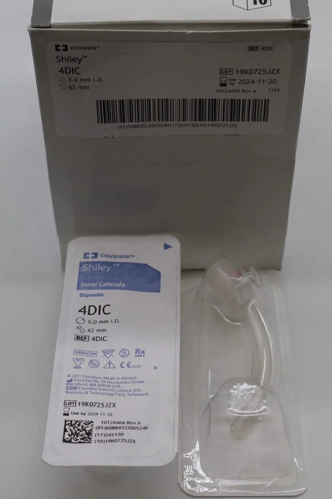 Covidien | 4DIC | Shiley Inner Cannula 5.0mm I.D. / 62mm