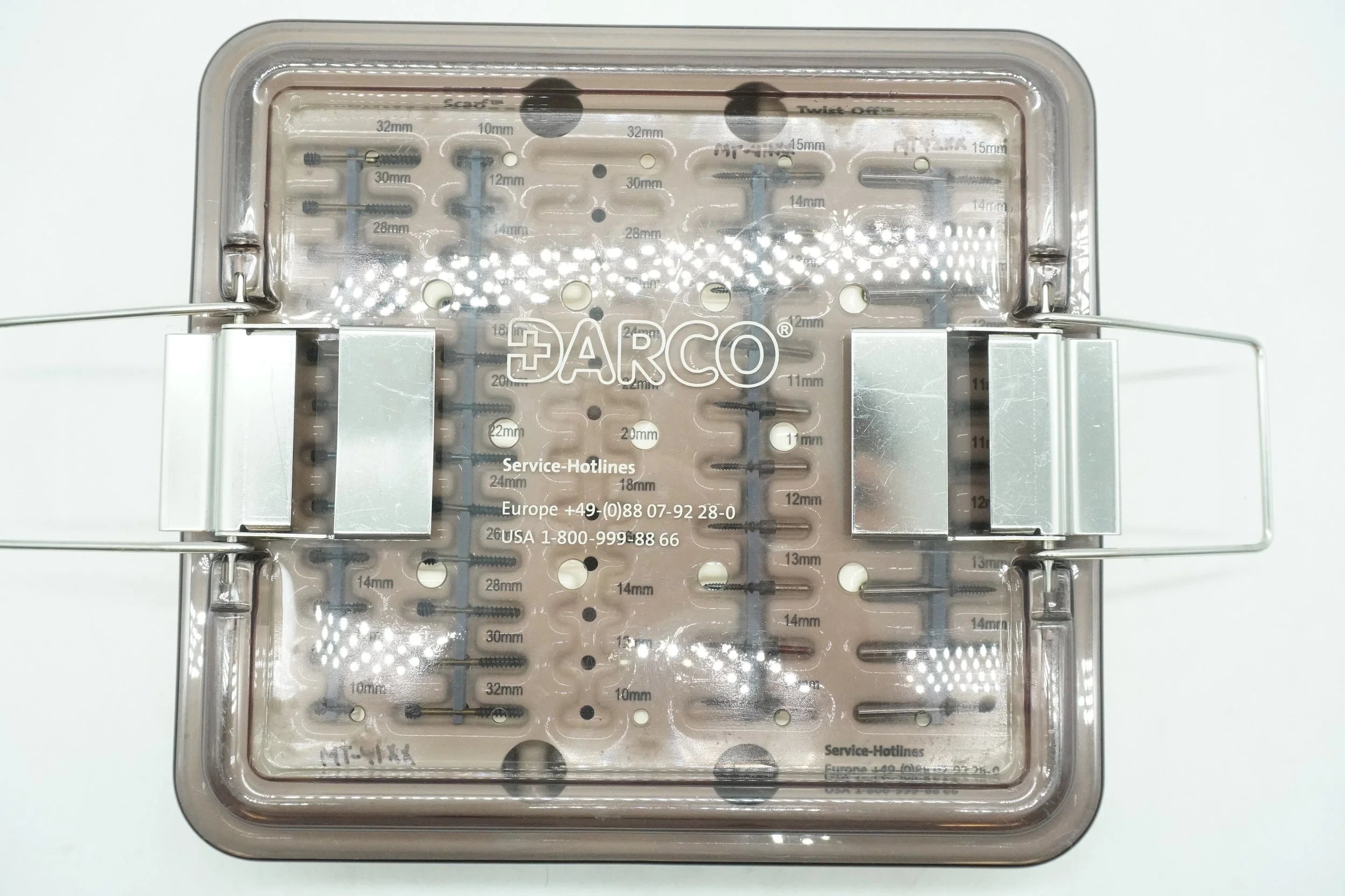 Darco International | FSK | Forefoot Osteotomy Screw Set Tray