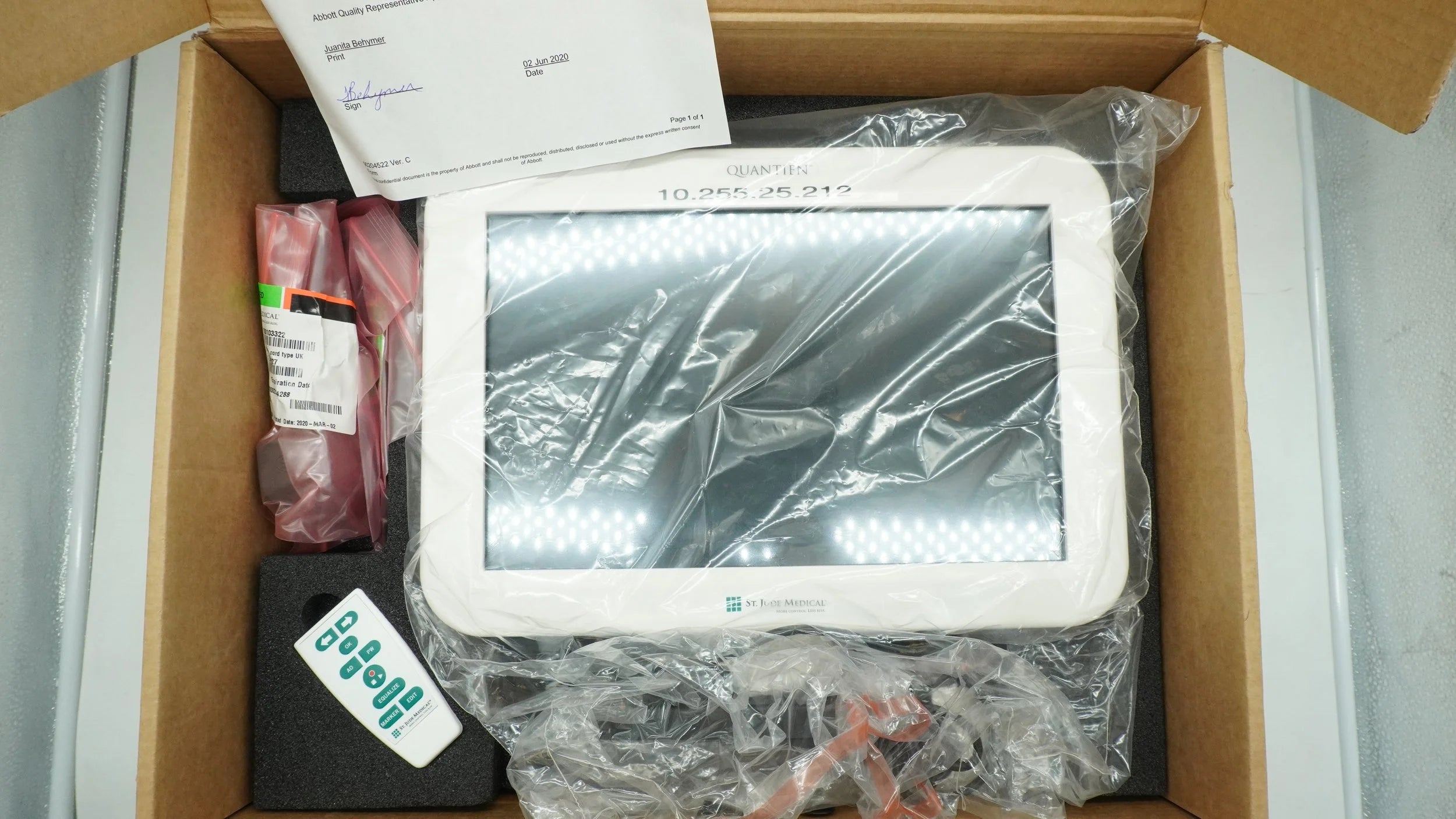 St Jude Medical | C12787 | QUANTIEN Measurement System Diagnostic Comp ...
