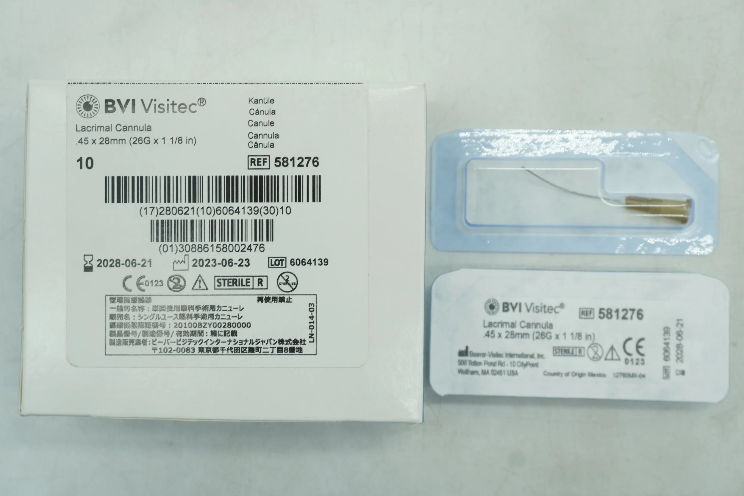 Beaver-Visitec International | 581276 | Lacrimal Cannula (26G x 1 1/8 in)