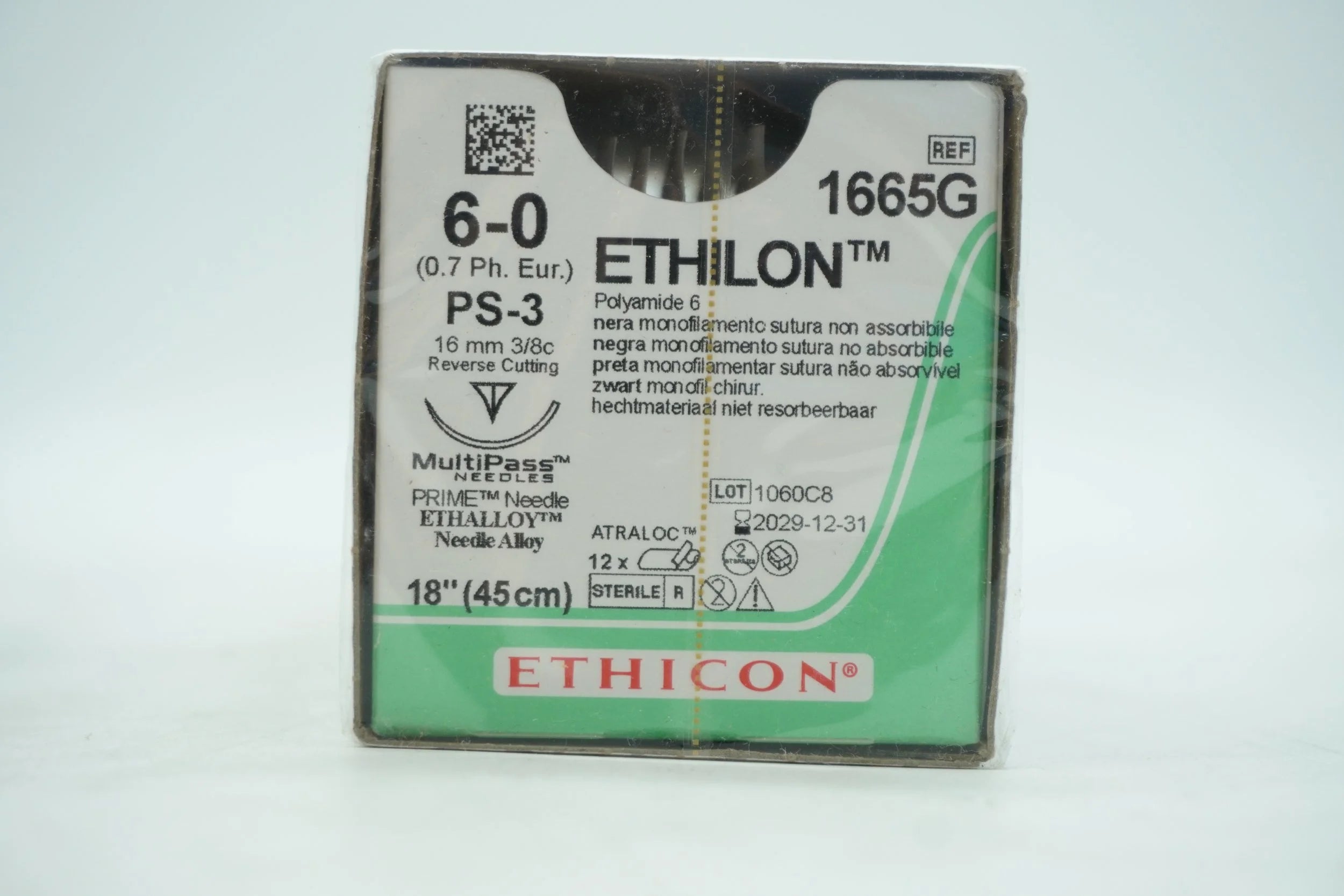 Ethicon | 1665G | ETHILON Polyamide 6 6-0 18"