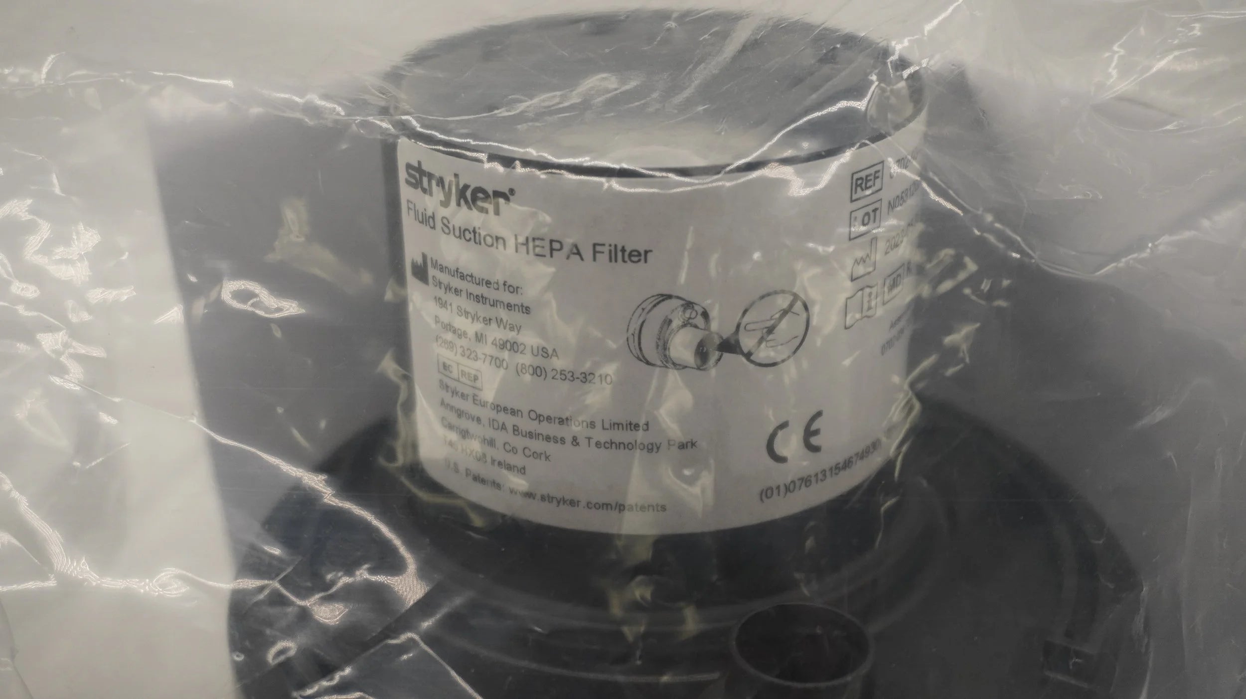 Stryker | 0702-034-000 | Fluid Suction HEPA Filter