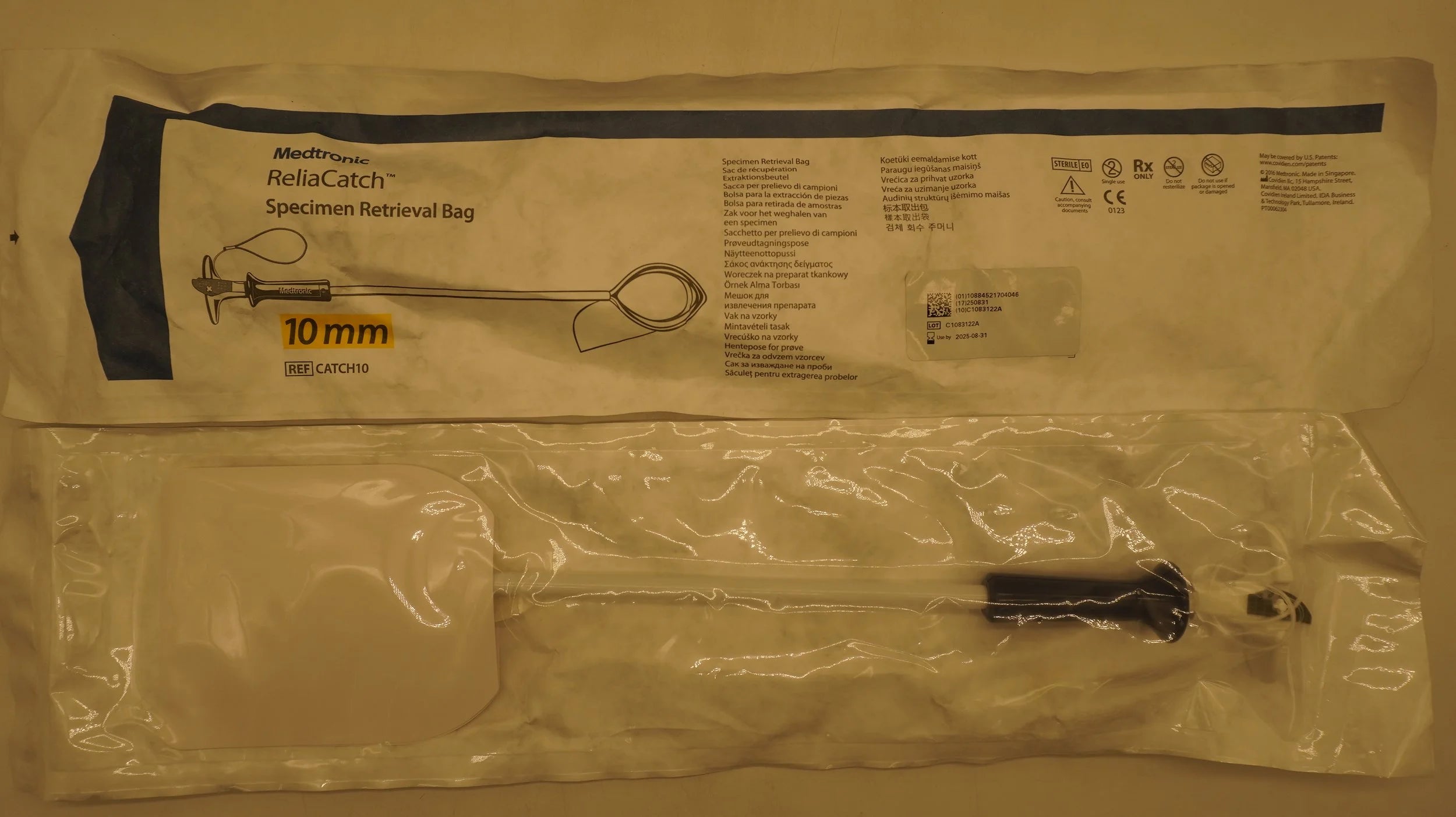 Medtronic | CATCH10 | ReliaCatch Specimen Retrieval Bag