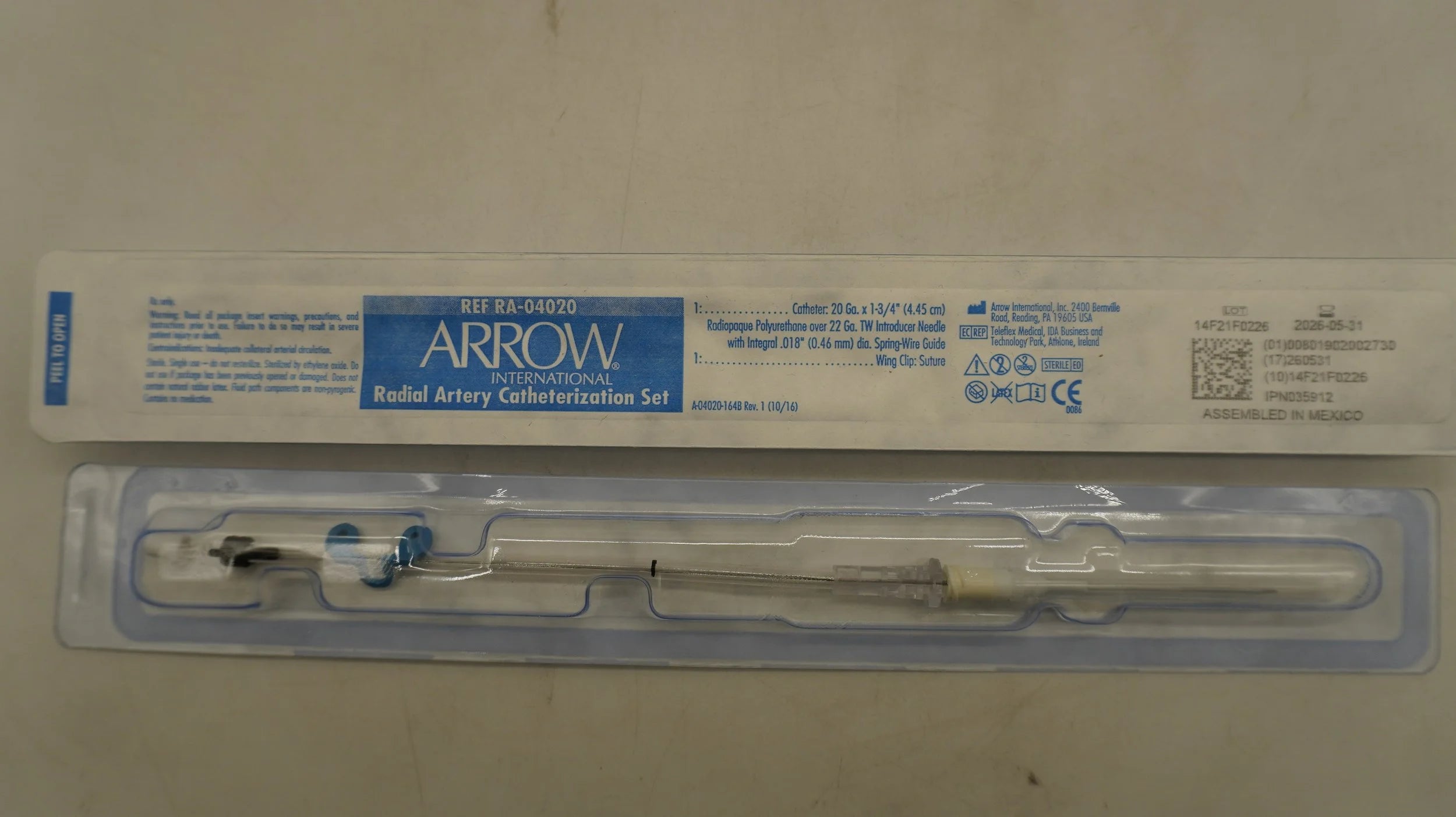 Teleflex | RA-4020 | Radial Artery Catheterization Set