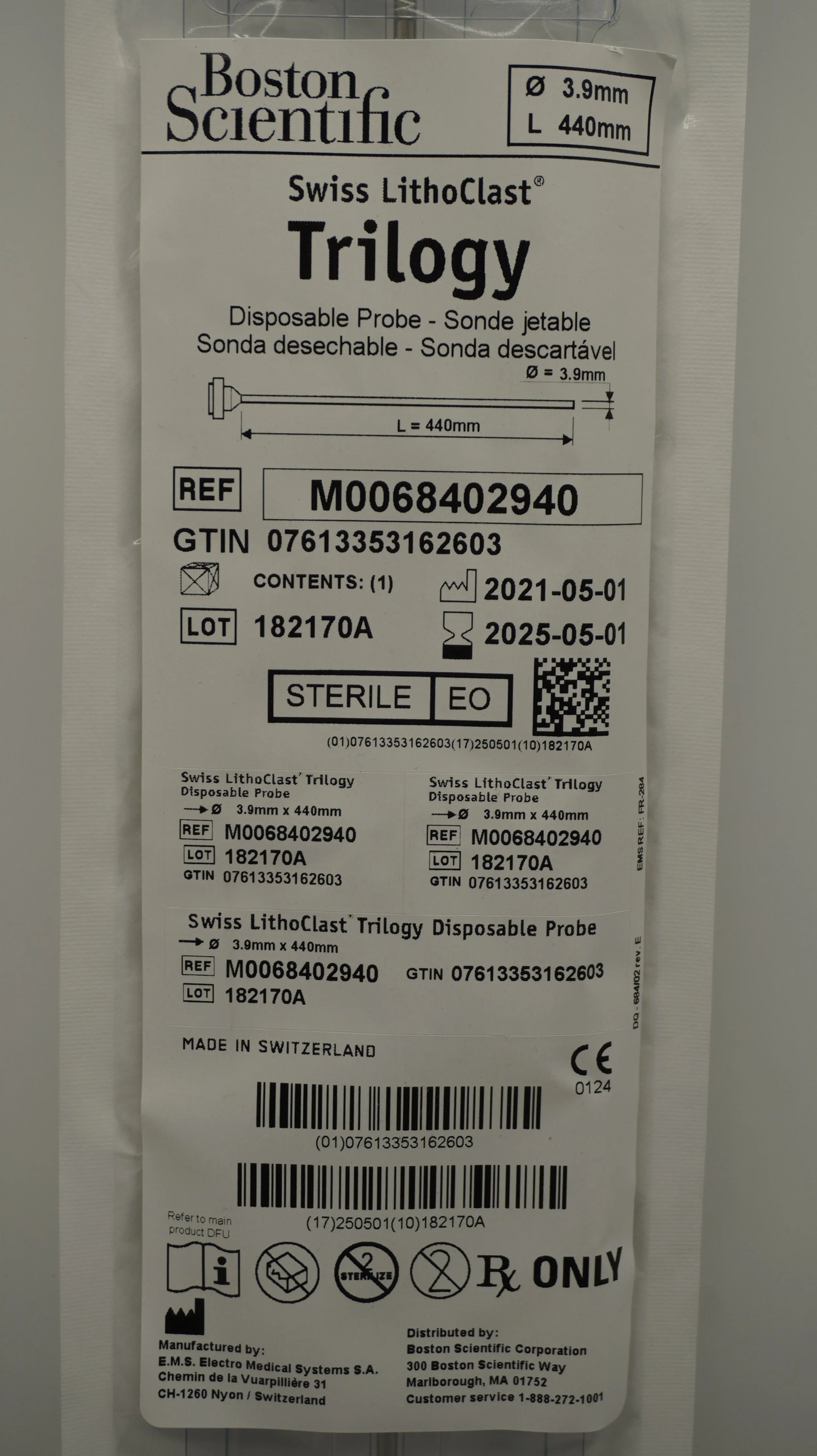 Boston Scientific | 840294 | M0068402940 Swiss LithoClast Trilogy