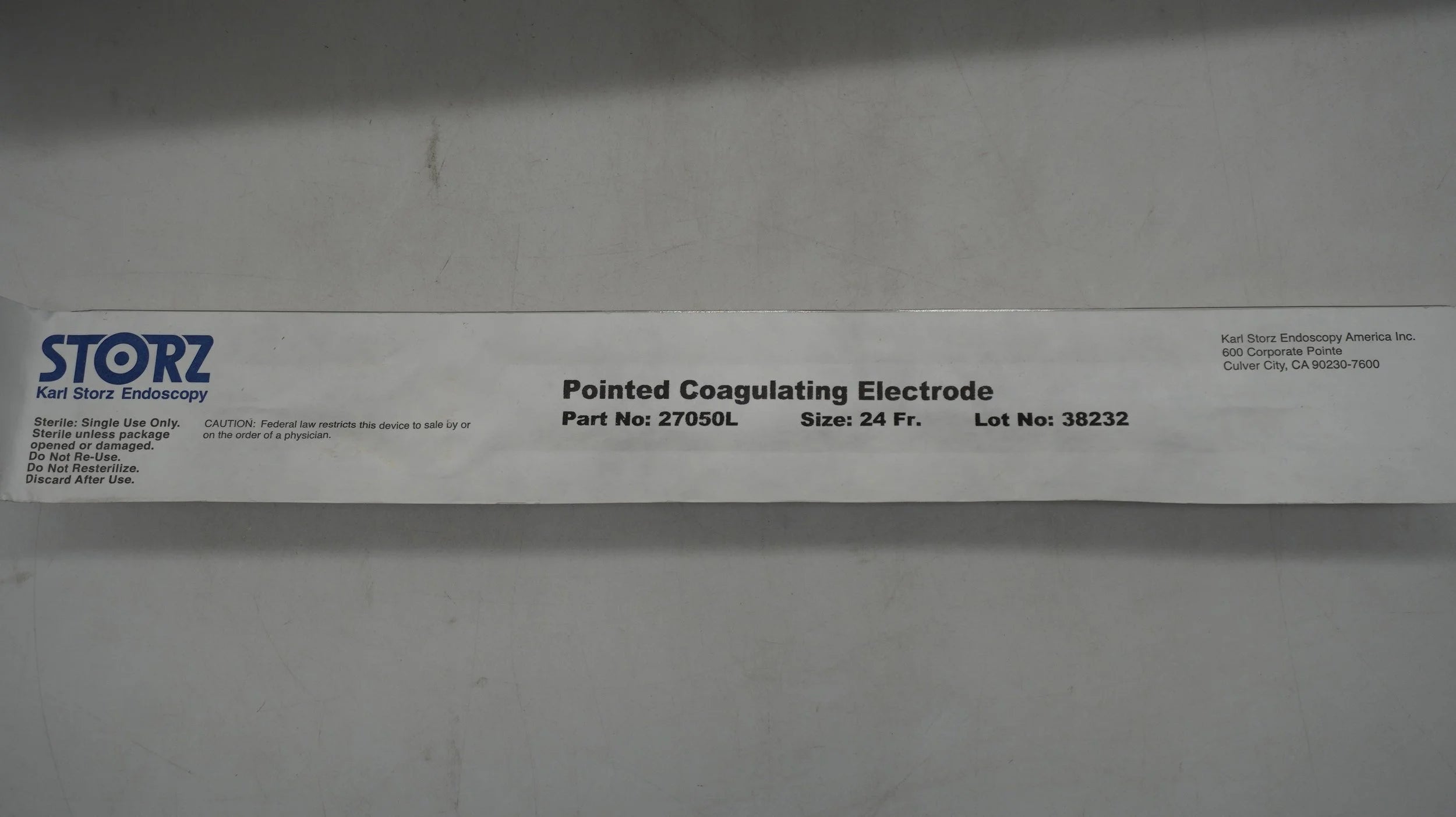 Karl Storz Endoskope | 27050L | 24F Pointed Coagulating Electrode