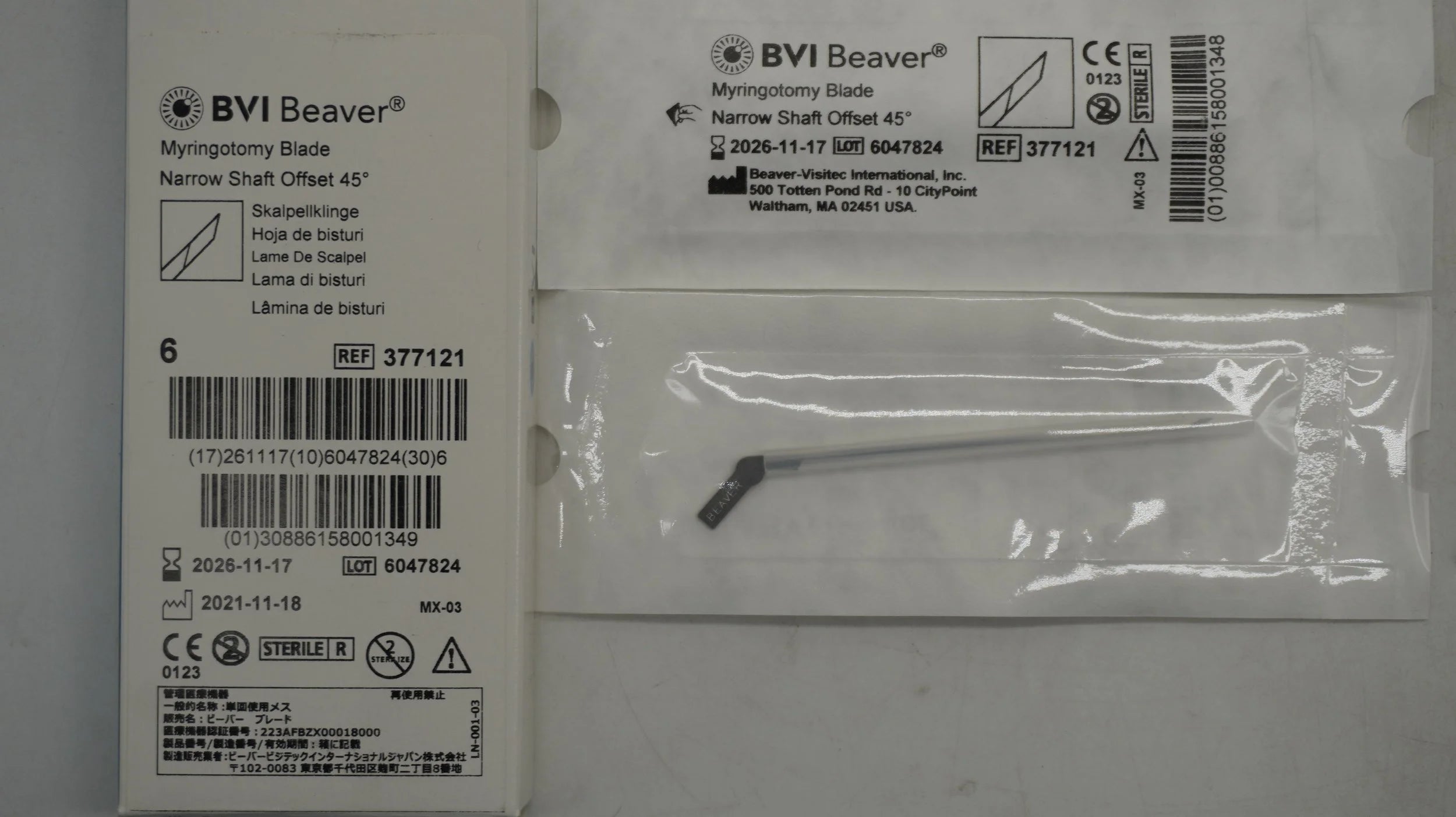Beaver-Visitec International | 377121 | Beaver Myringotomy Blades