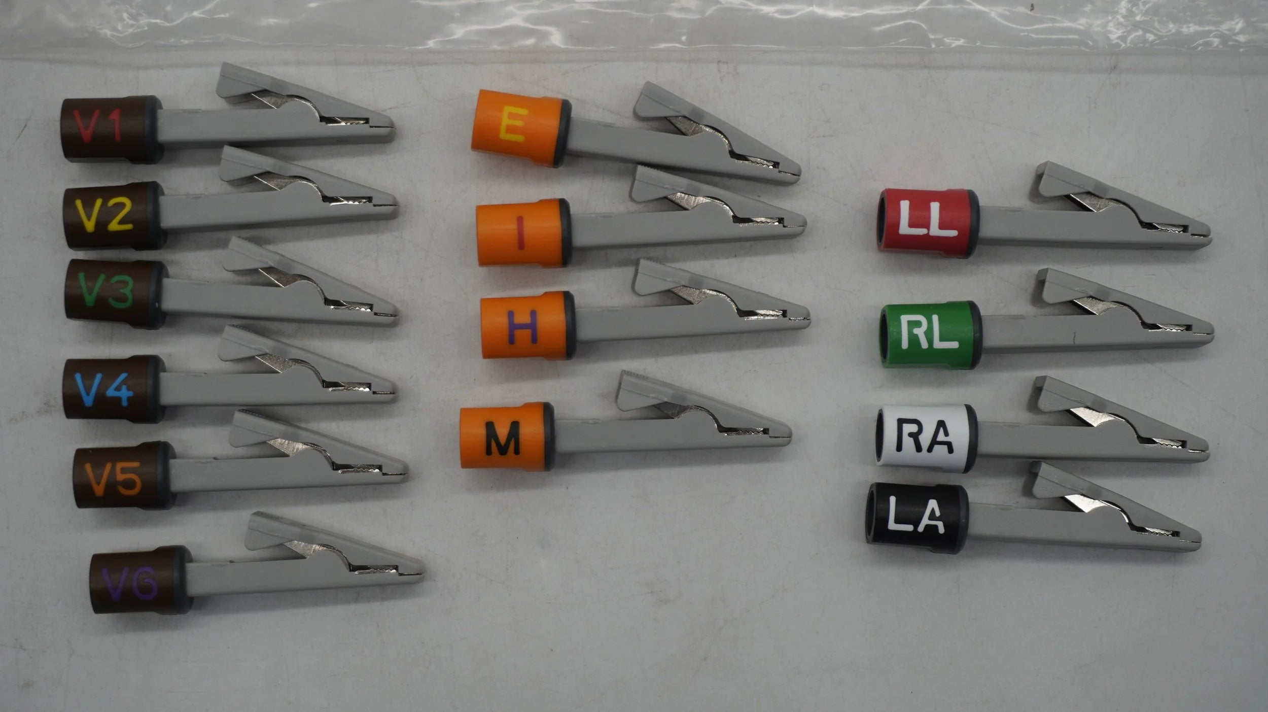 Vyaire Medical | 900179-202 | Vital Signs Diagnostic Cardiology ECG Connector Set Mactrode, AHA 14/SET