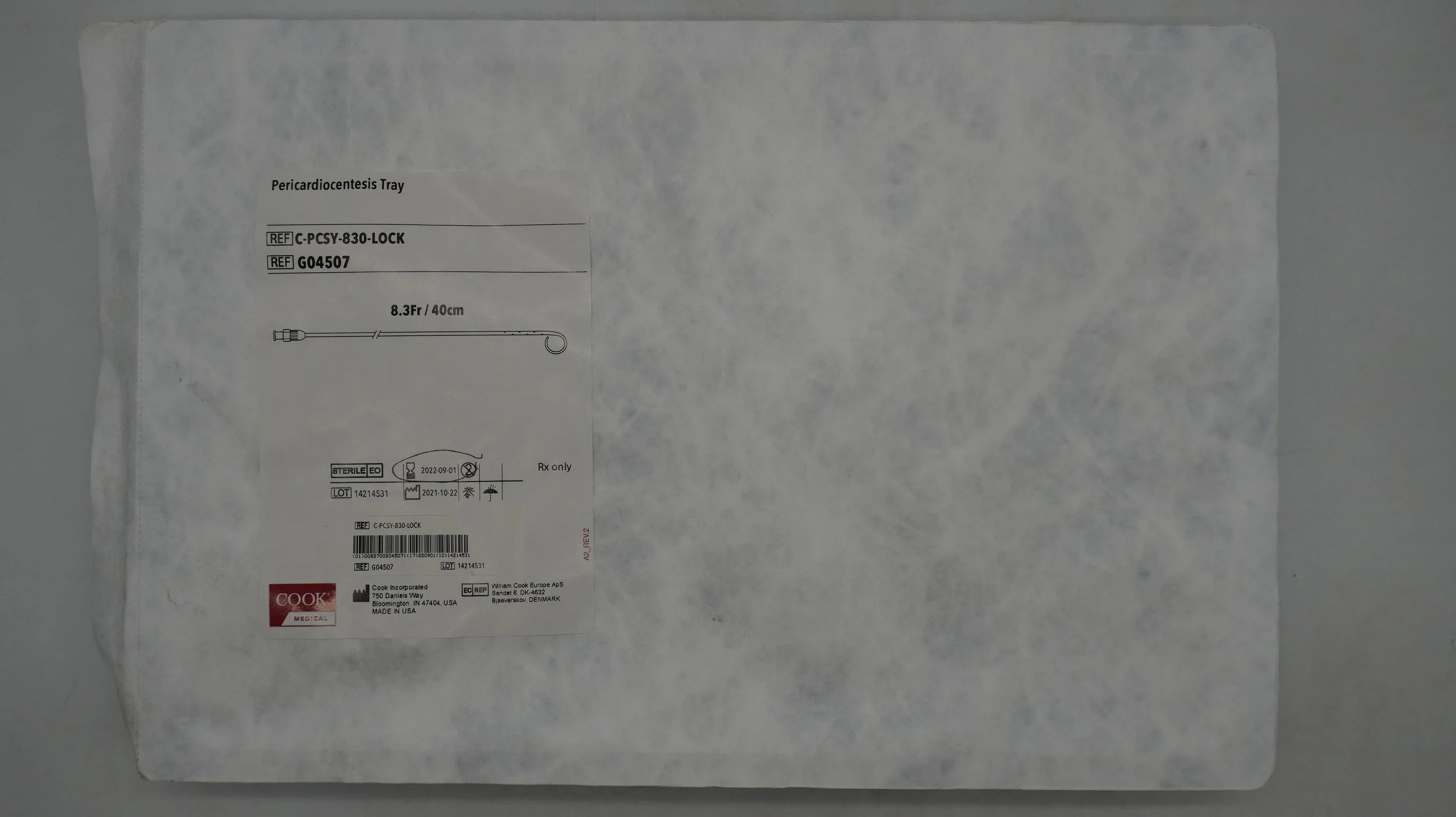 Cook Medical | G04507 | Pericardiocentesis Tray
