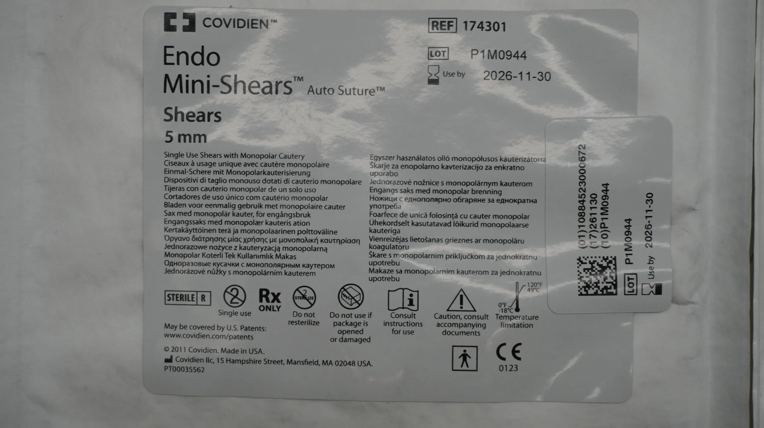 Covidien | 174301 | Endo Mini-Shears 5mm