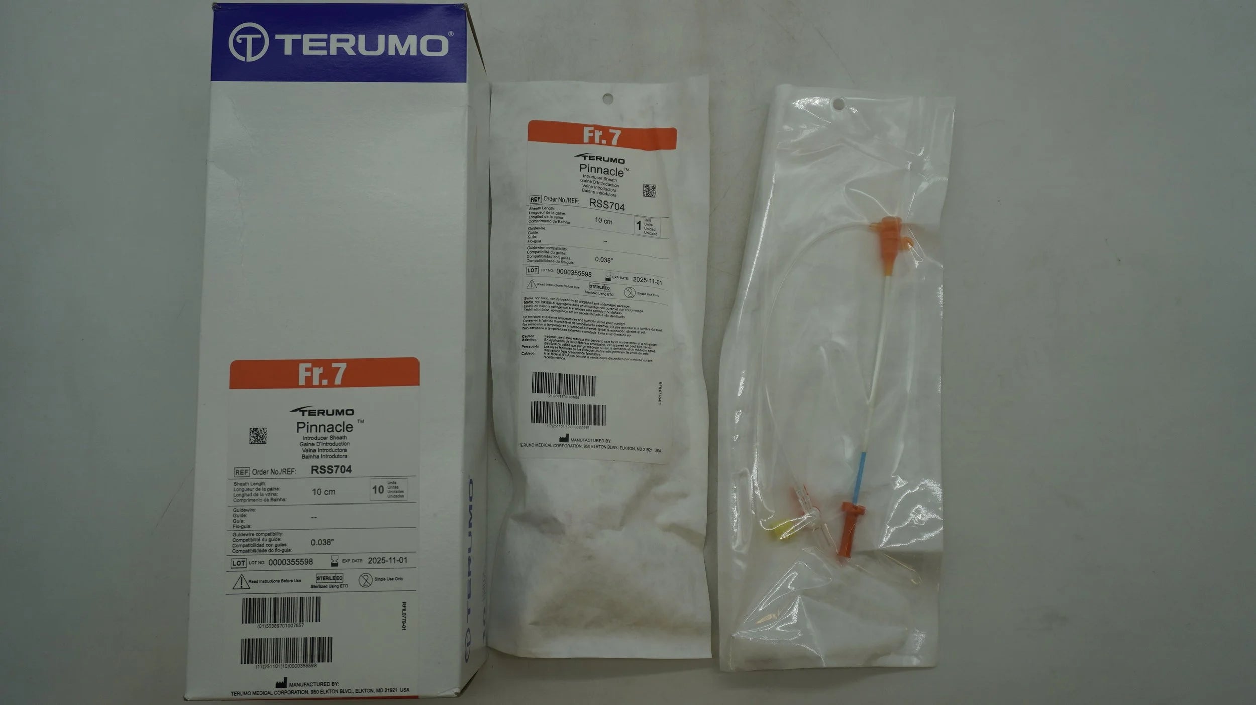 Terumo | RSS704 | Pinnacle Introducer Sheath