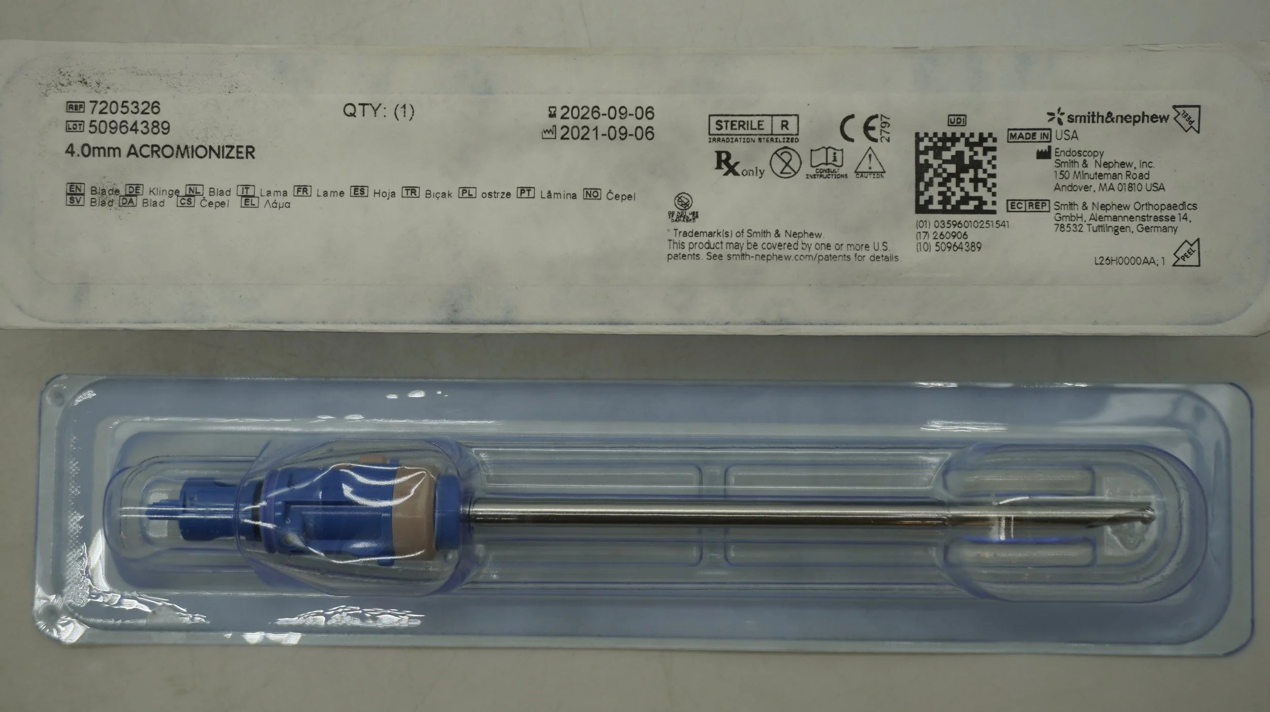 Smith & Nephew | 7205326 | DYONICS 4.0 Acromionizer Burr