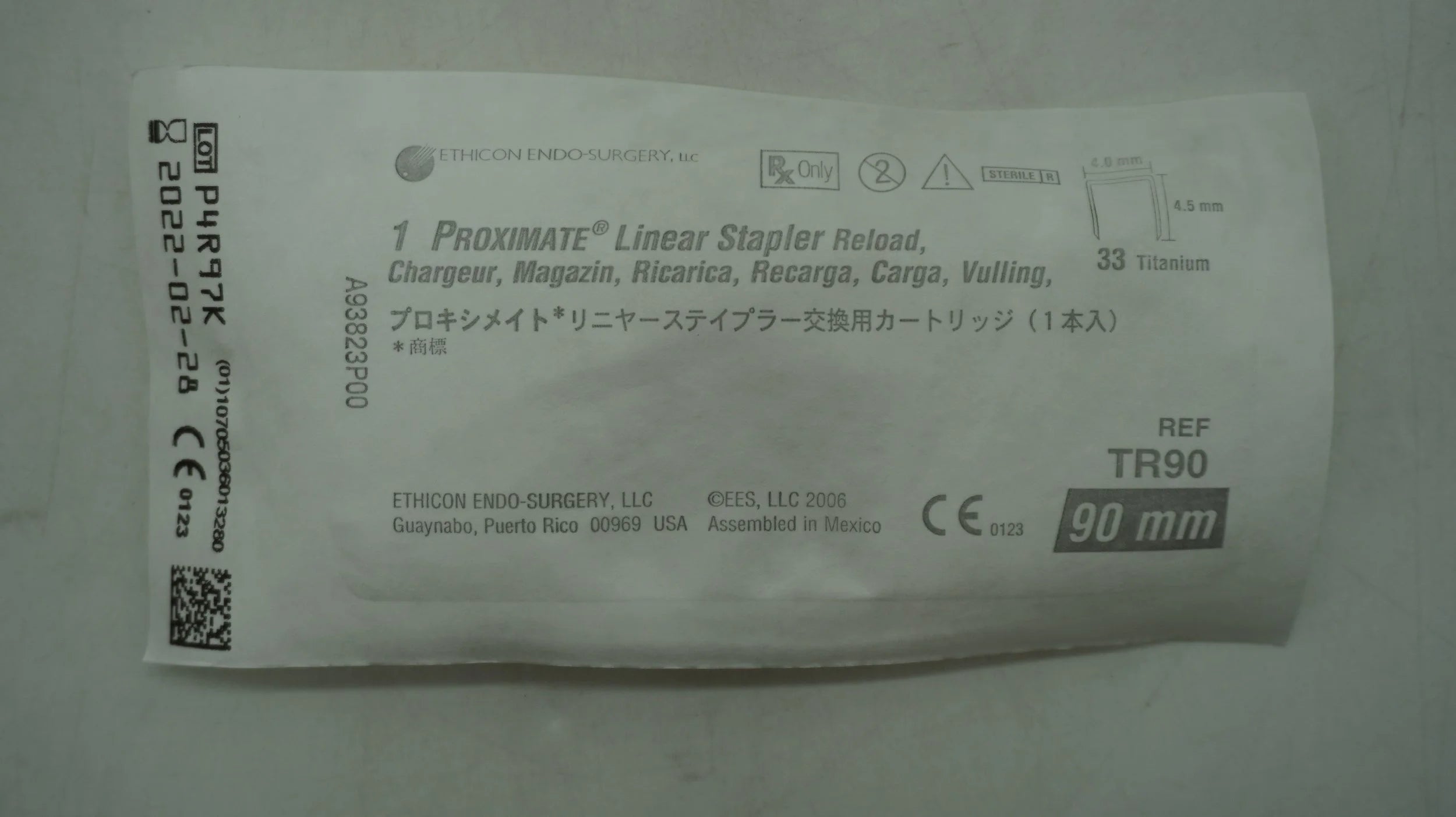 Ethicon | TR90 | 90mm Linear Stapler Reload 4.0mm x 4.5mm