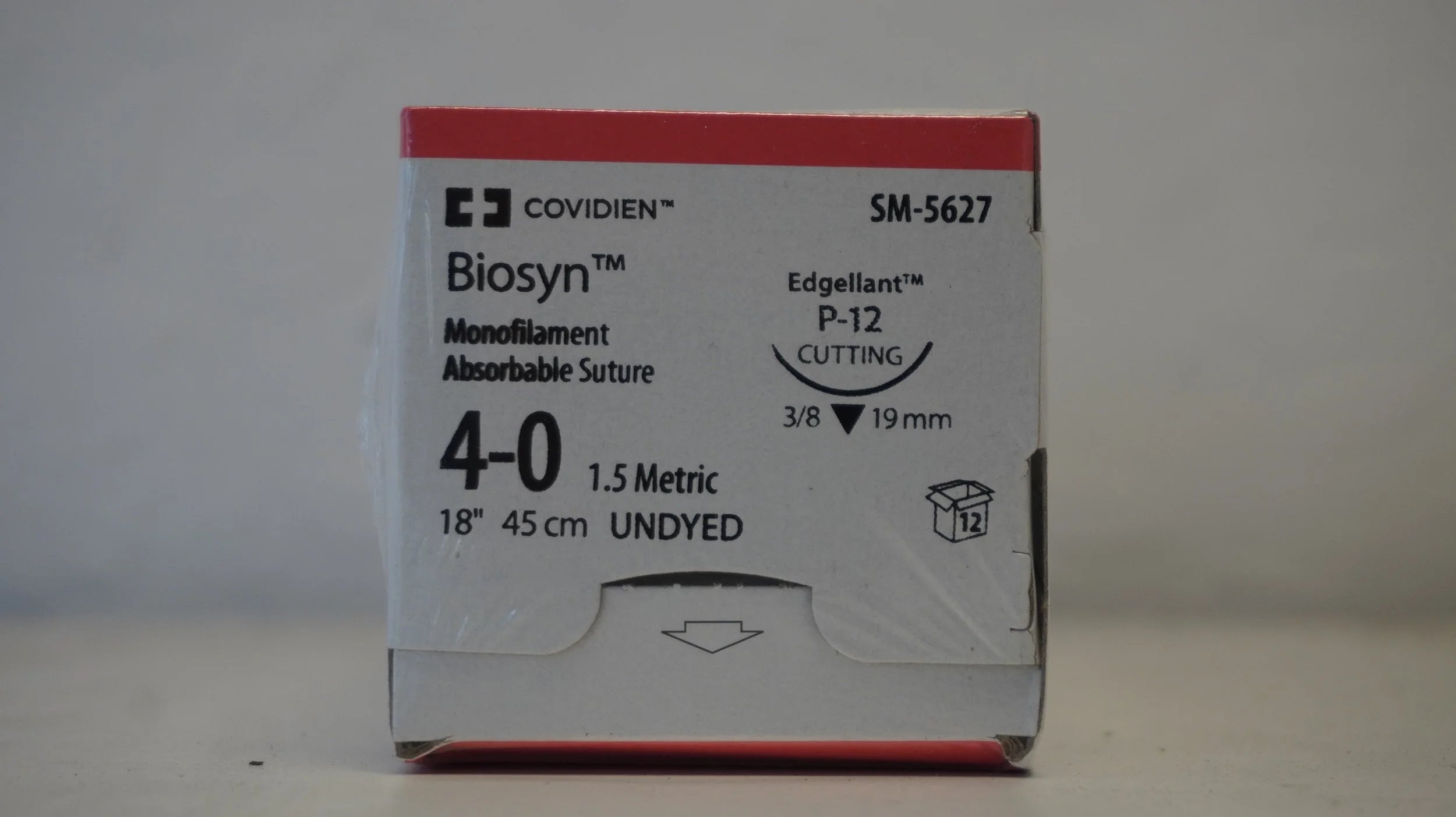 Covidien | SM-5627 | Biosyn Monofilament Absorbable Suture 4-0 1.5 Metric 18" 45cm