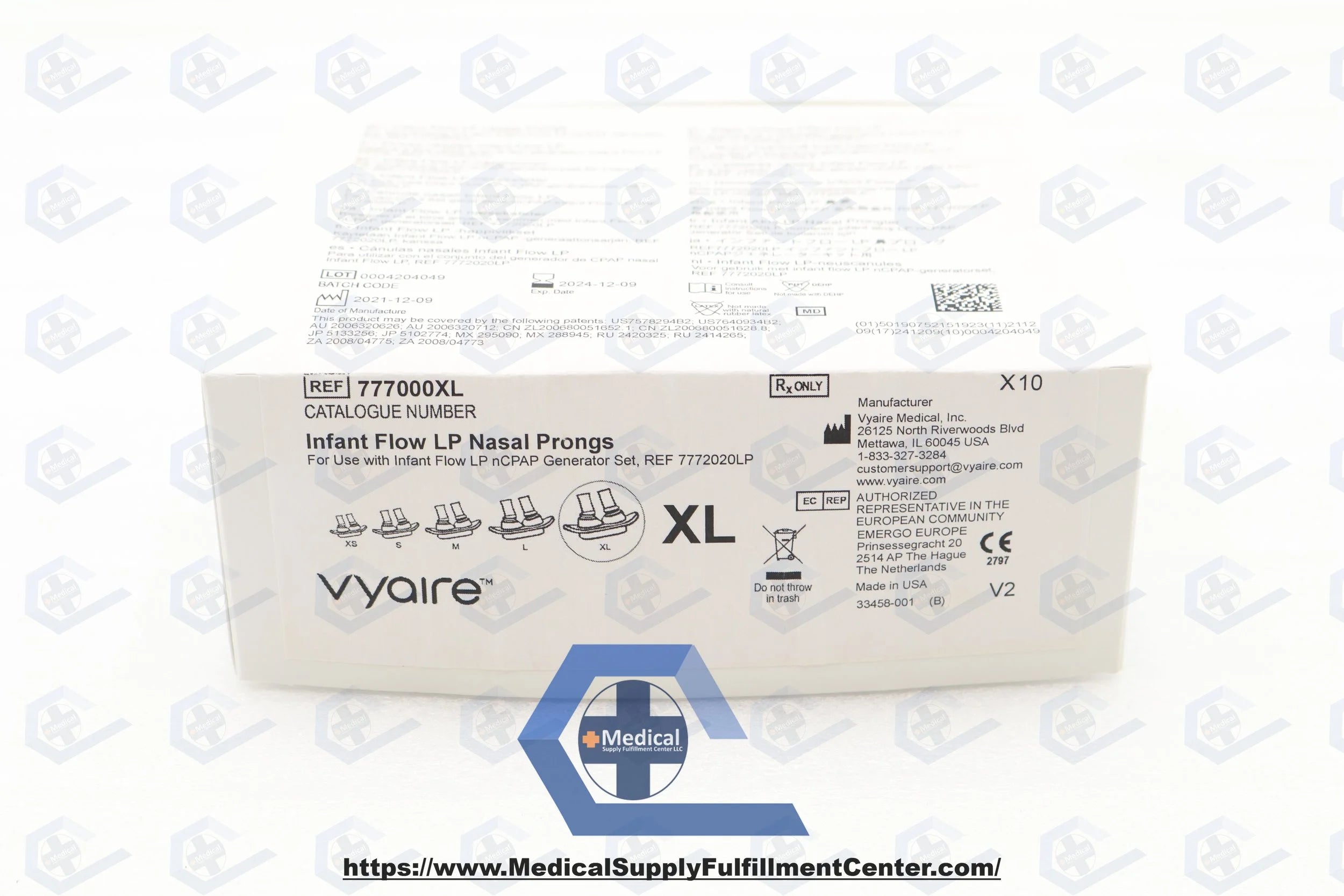 Vyaire Medical | 777000XL | Infant Flow LP Nasal Prongs - Infant Flow LP Nasal Prong, Size XL