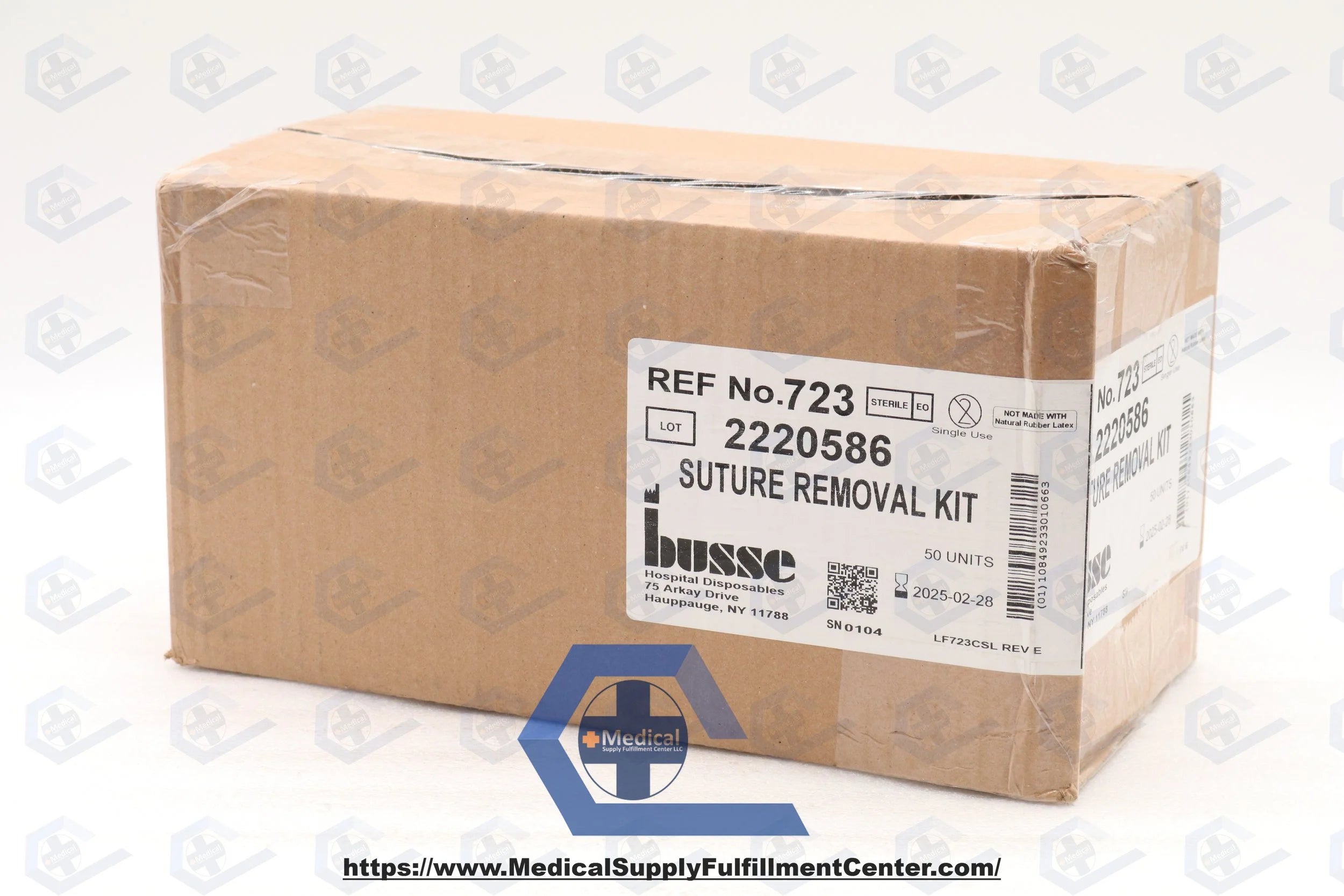 Busse | 723 | Suture Removal W/ Floor-Grade Iris Suture Scissors LF Strl