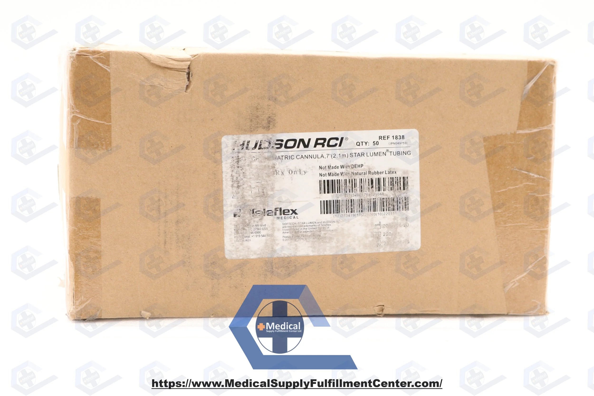 Teleflex | 1838 | Softech Standard Nasal Cannulas - CANNULA, SOFTECH, PEDI, 7' TUBE, STAR LUMEN