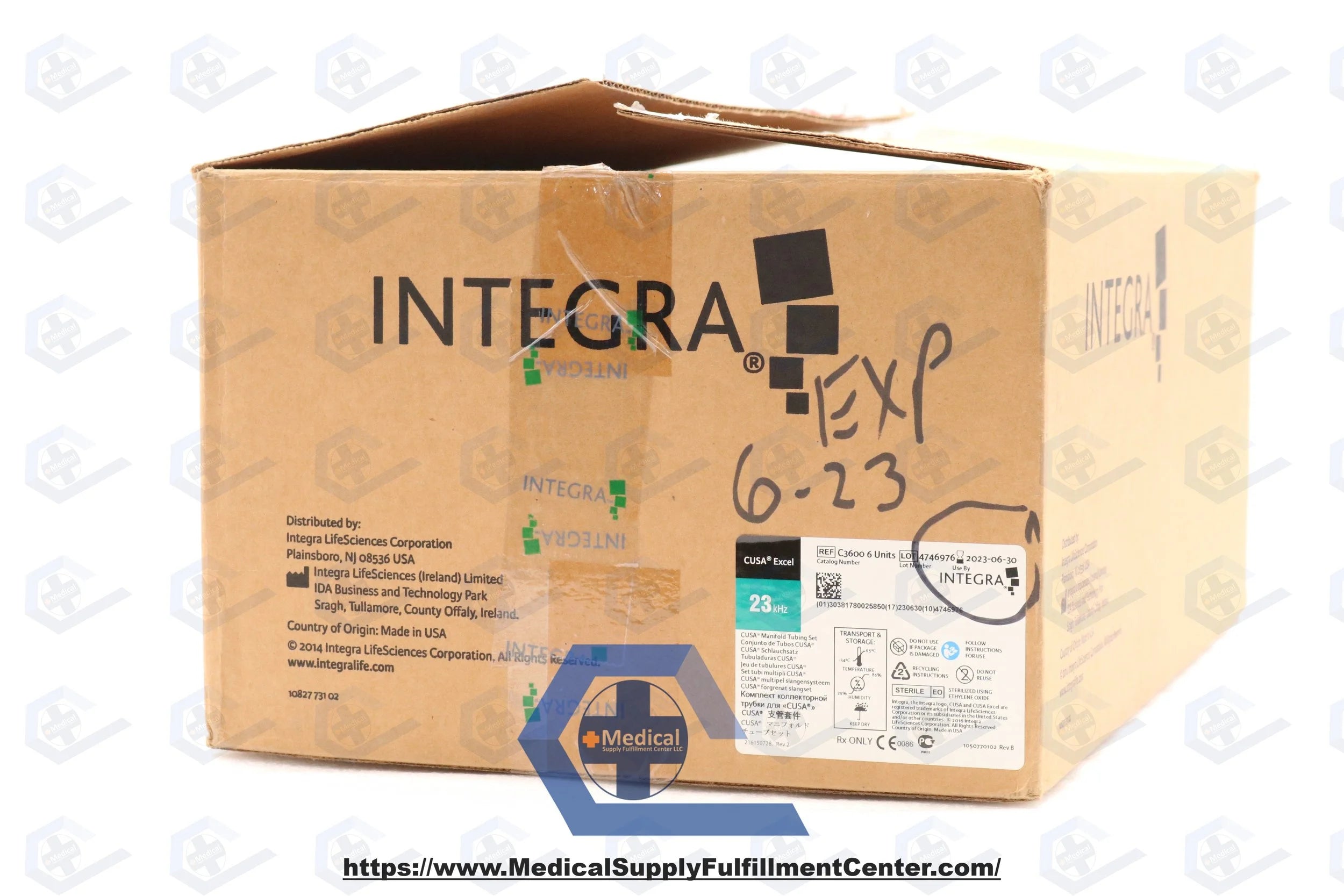 Integra | C3600 | Cusa Excel Manifold Tubing, 23kHz