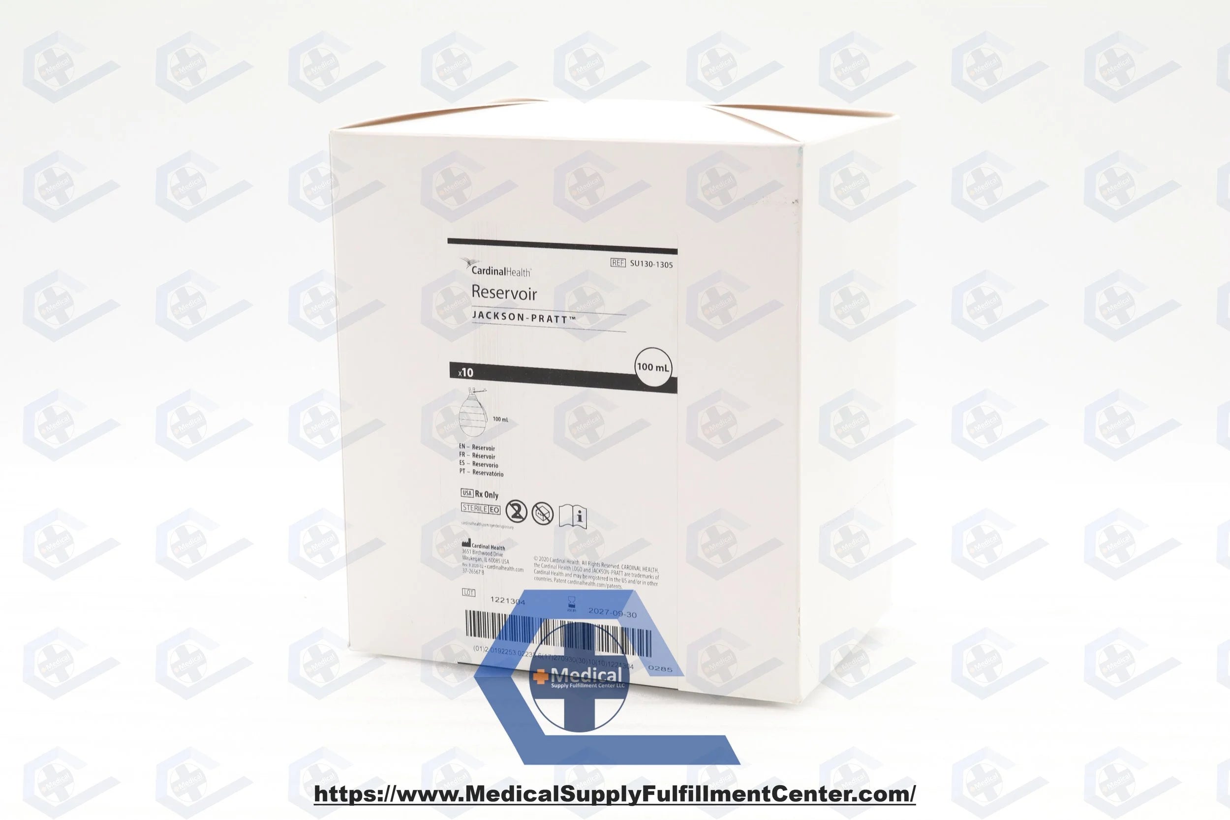 Cardinal Health | SU130-1305 | Jackson-Pratt Wound Drainage System - Jackson-Pratt Silicone Reservoir, 100 cc