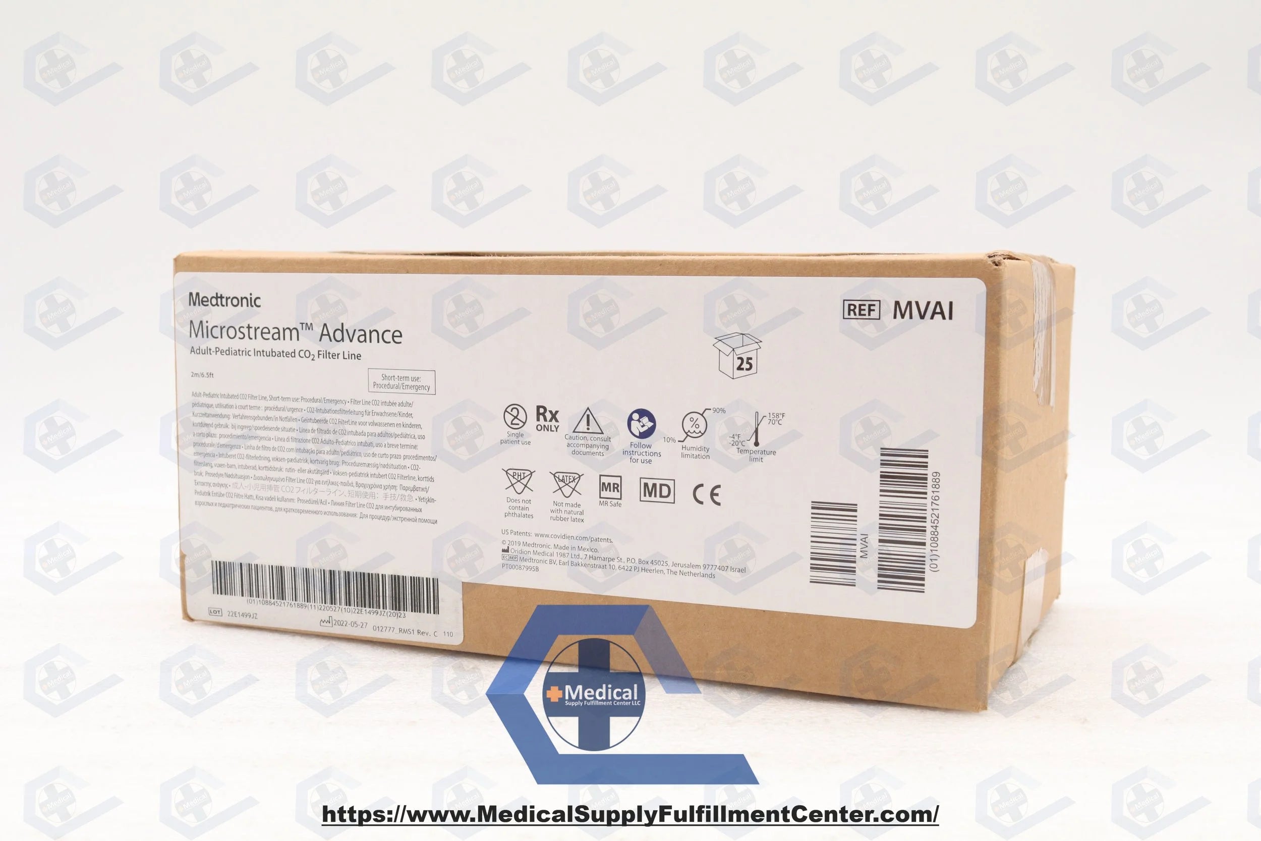 Medtronic | MVAI | Microstream Advance Intubated CO2 FilterLine, Adult/Pediatric, Short-Term