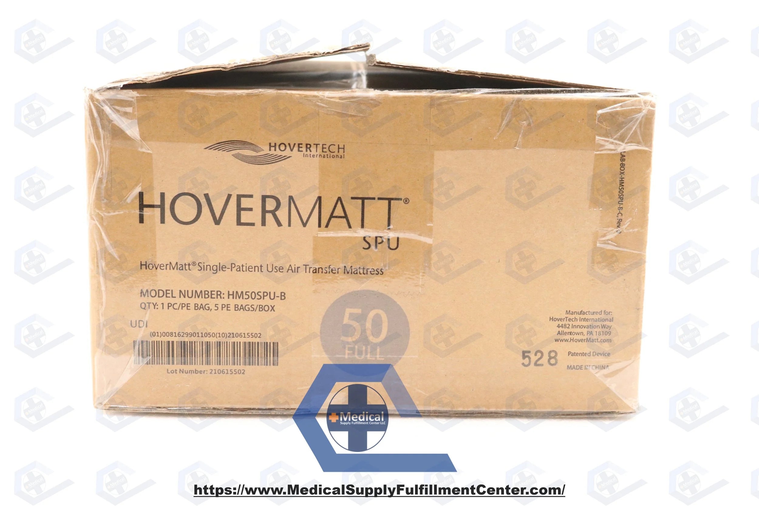 ReNu Medical | HM50SPU-B | HOVERMATT 50X78IN BREATHABLE SINGLE PATIENT USE TO 1200LB