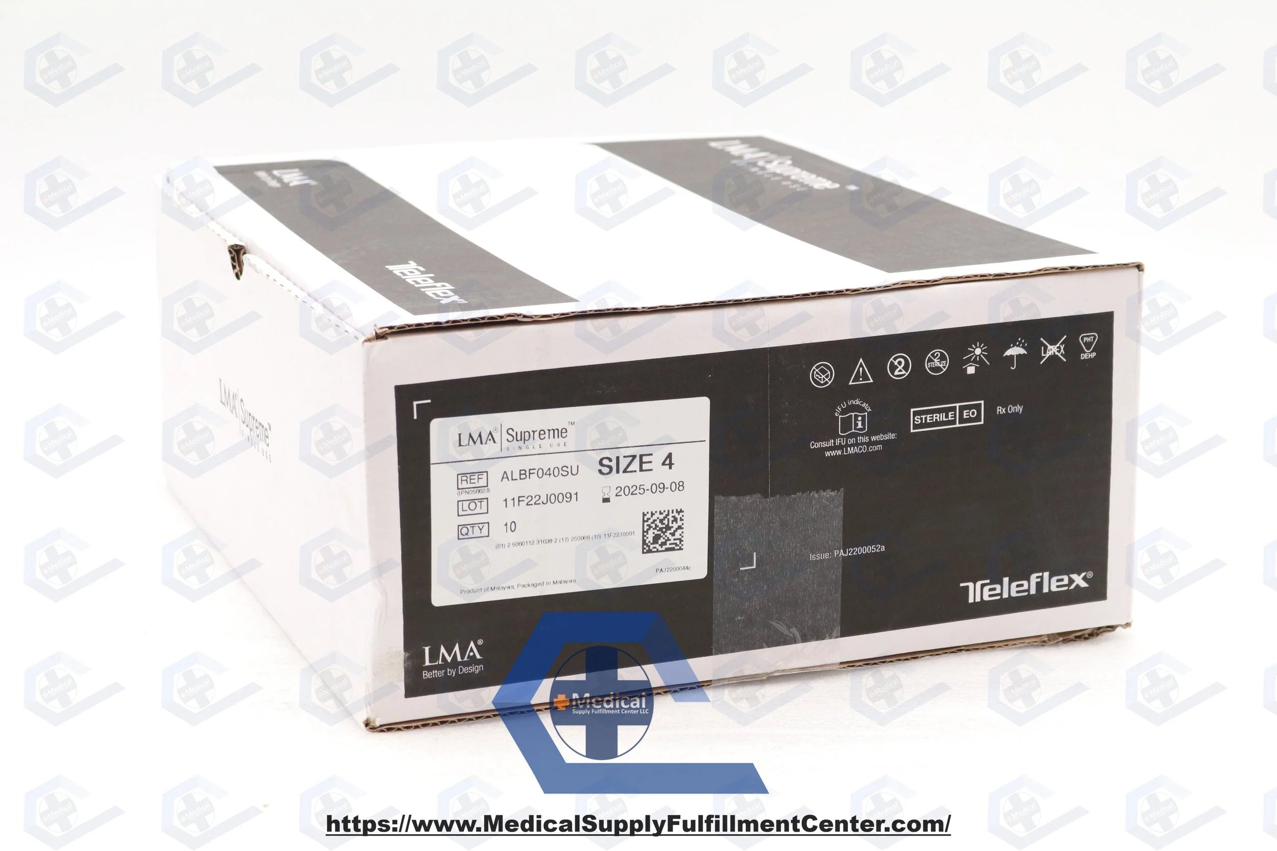 Teleflex | ALBF040SU | LMA Supreme Curved Laryngeal Mask Clear Sterile Single Patient Use Adult