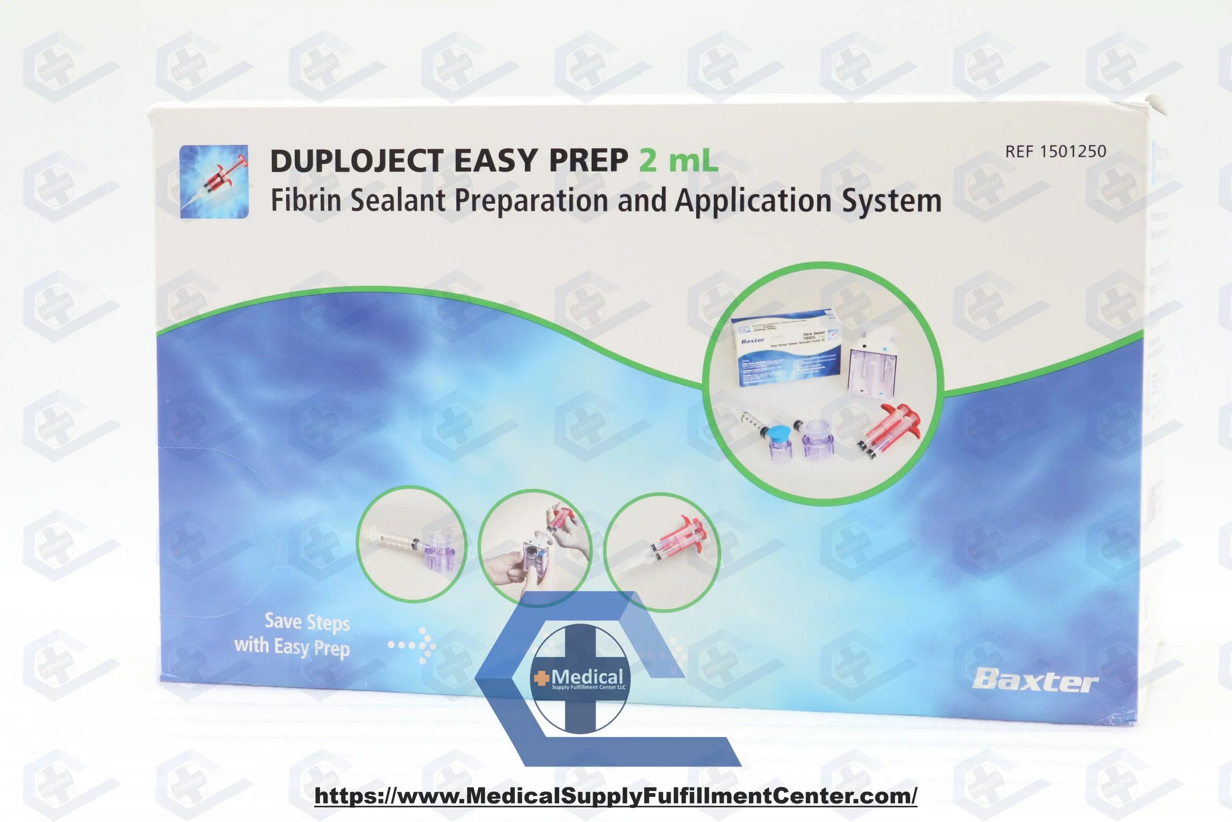 Baxter | 1501250 | Duploject Tisseel Fibrin Sealant Easy Prep System, 2ml (does not contain Fibrin)