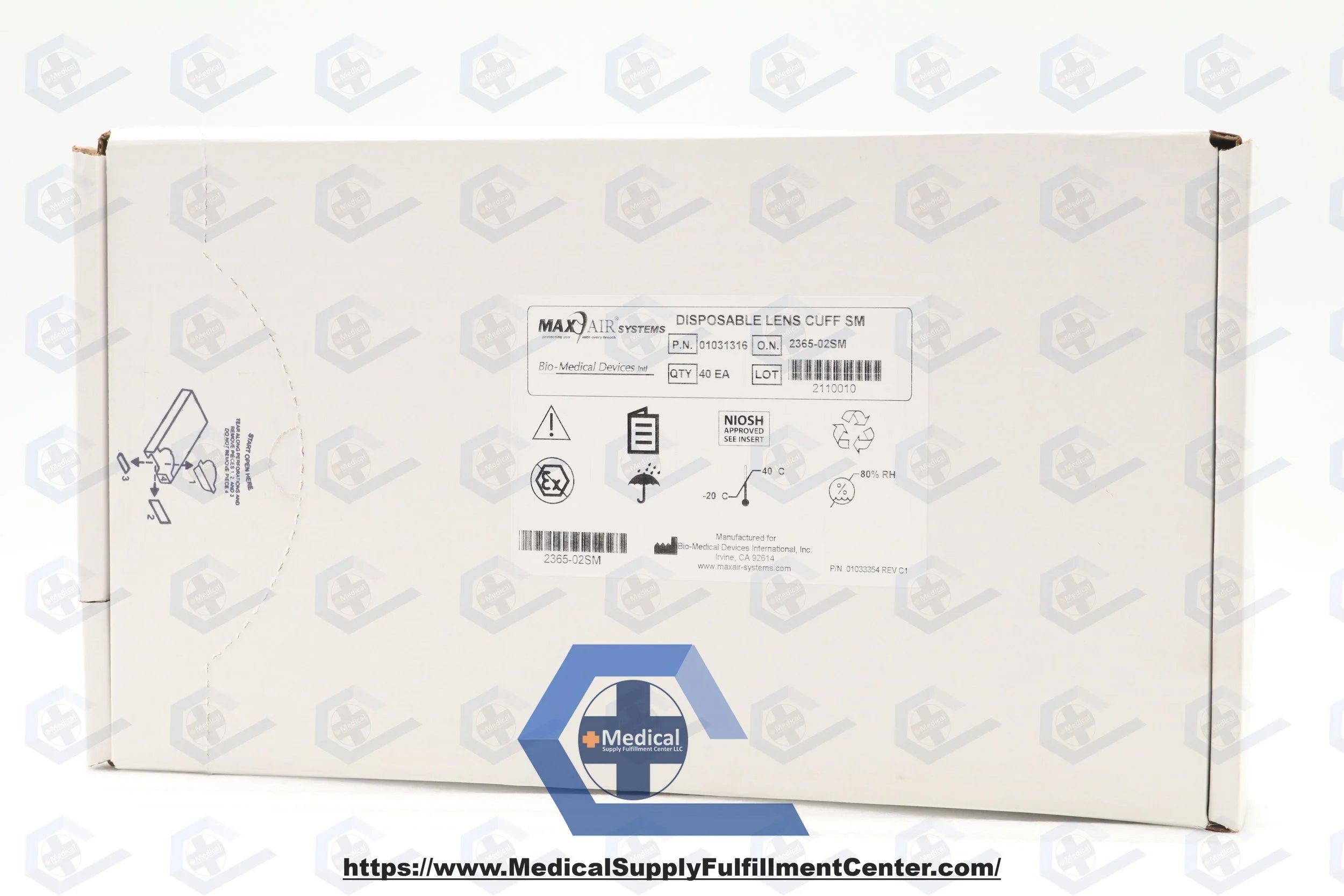 Bio-Medical Devices International | 01031316 | 2365-02SM DISPOSABLE LENS CUFF SMALL
