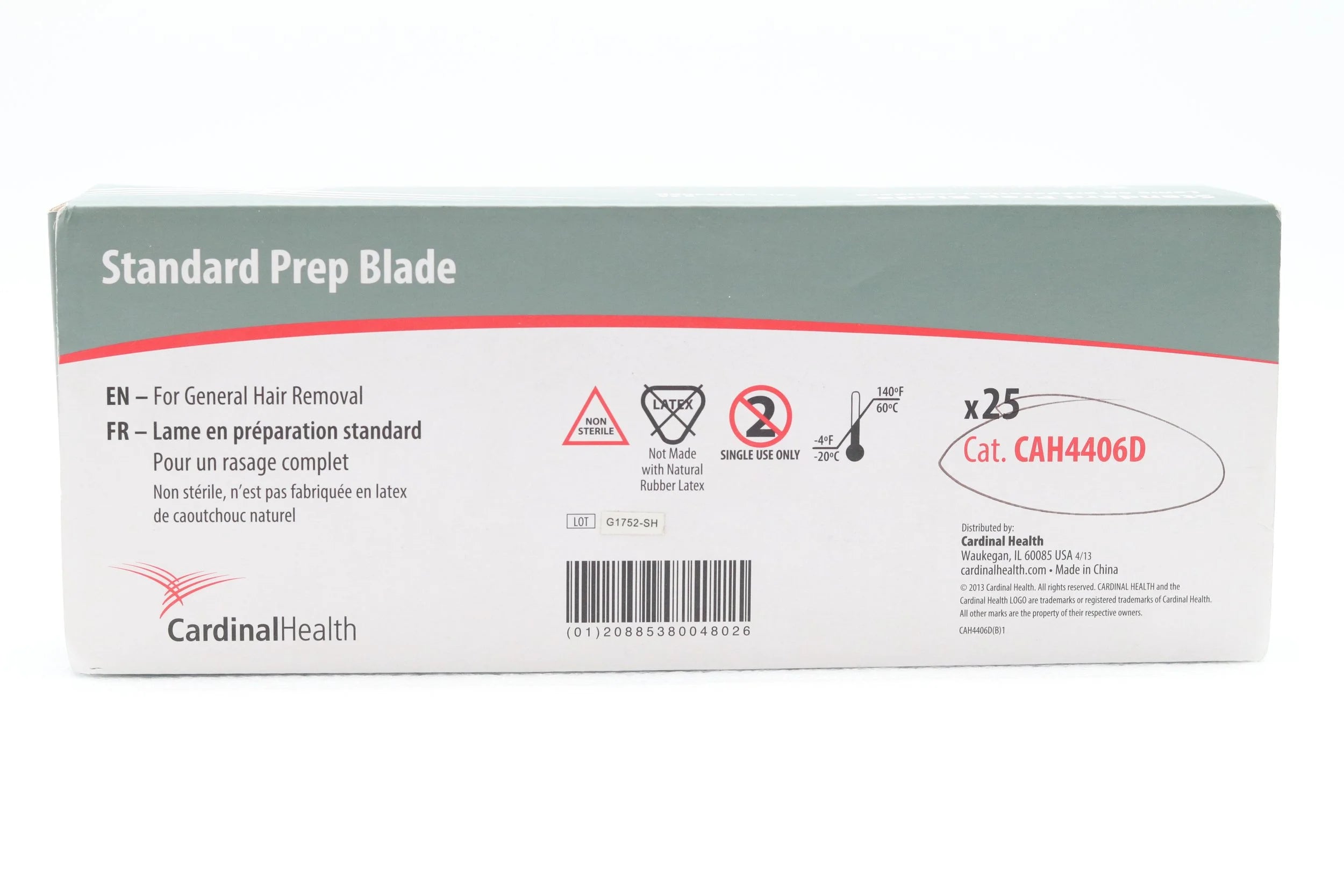 Cardinal Health | CAH4406D | Standard Prep Blade for General Hair Removal