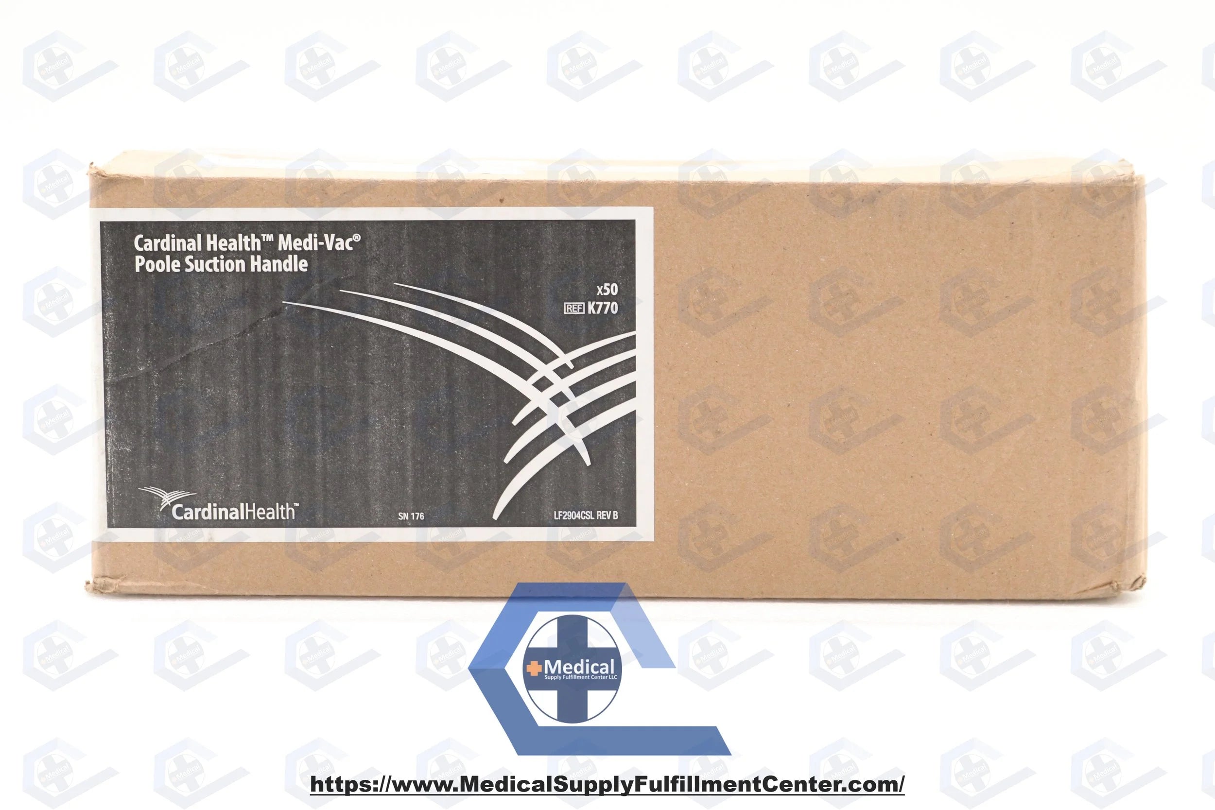 Cardinal Health | K770 | Medi-Vac Poole Suction Handles - Poole Suction Tip