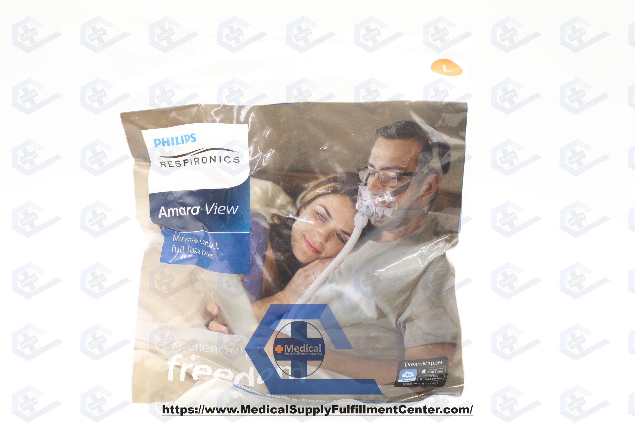 Philips Respironics | 1090624 | Amara View Full Face Mask - Large
