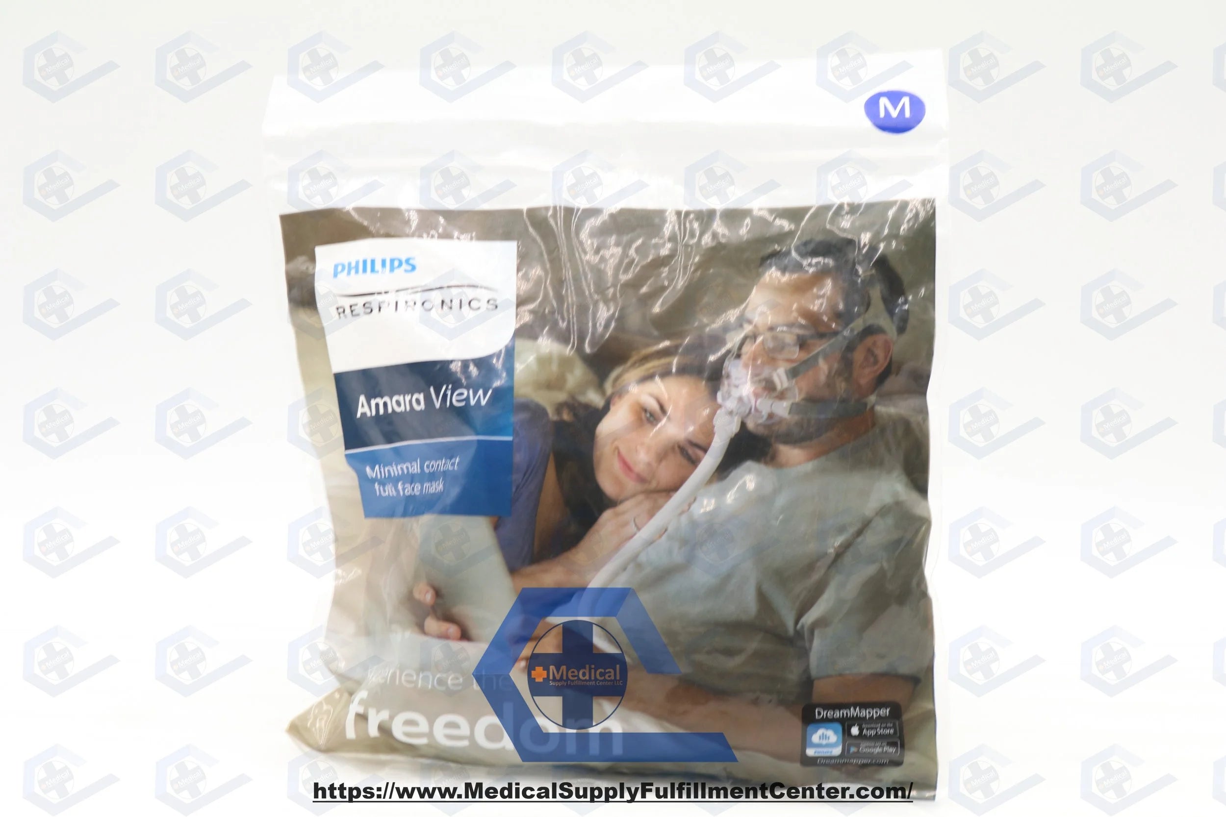 Philips Respironics | 1090623 | Philips Amara View Full Face CPAP Mask with Headgear HCPCS, A7030, A7035