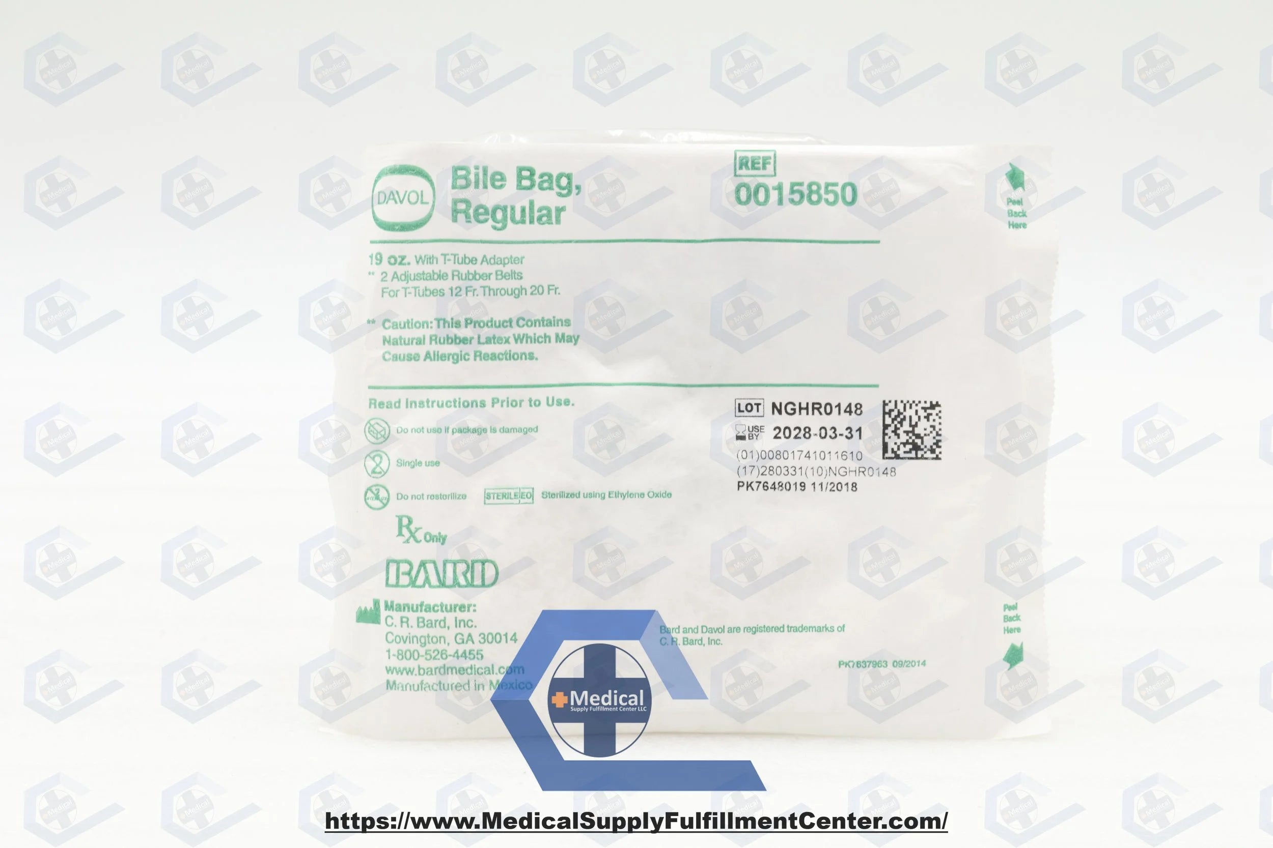Bard | 0015850 | Bile Bags with Straps