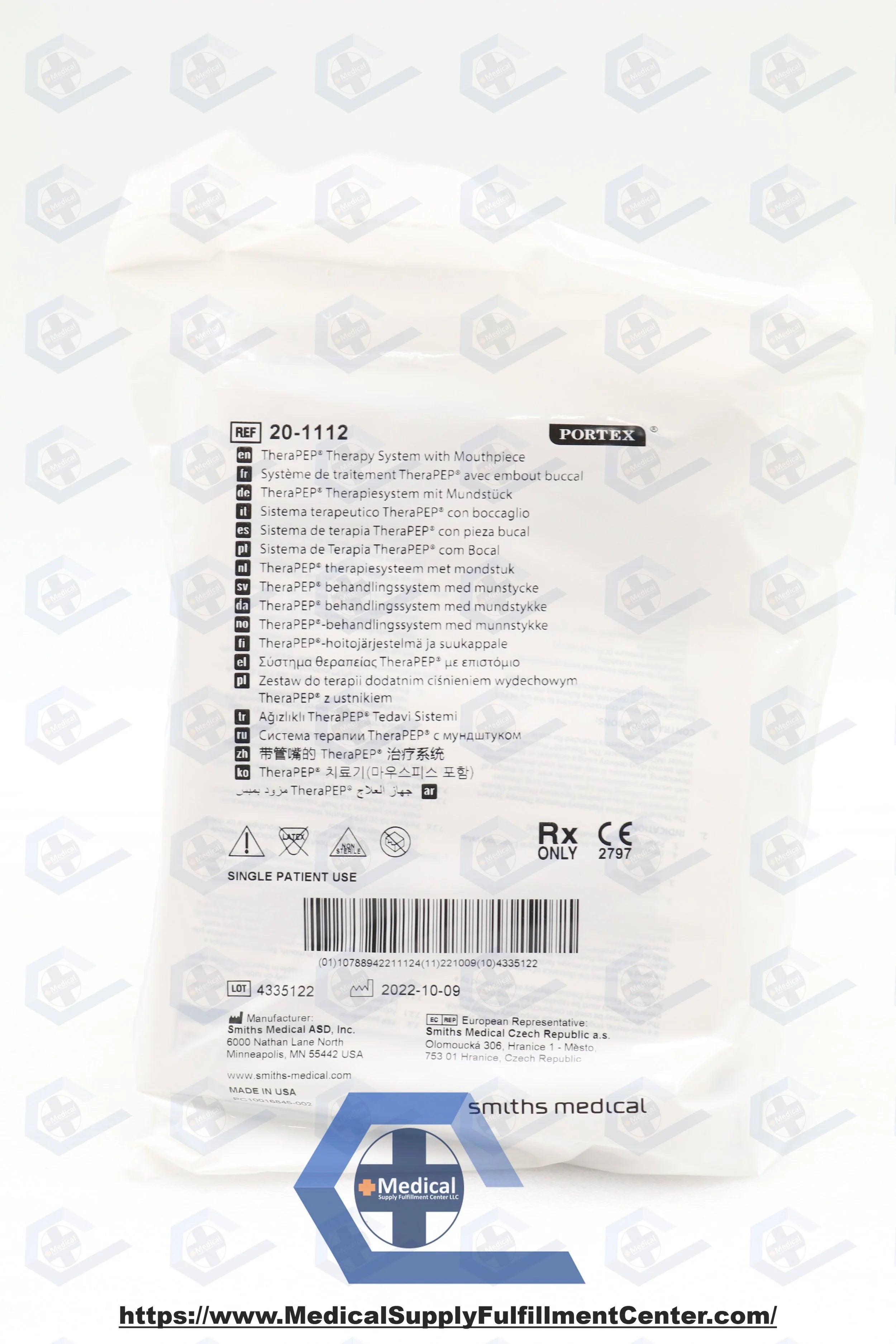 Smiths Medical | 20-1112 | TheraPEP PEP Therapy System - TheraPEP System with Mouthpiece