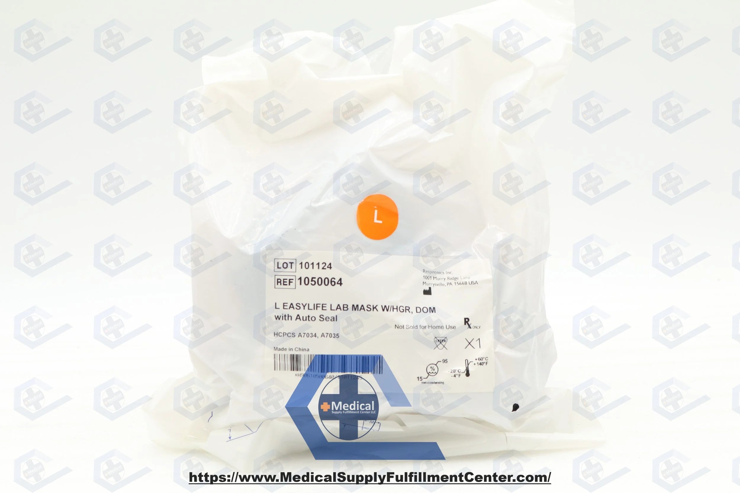 Philips Respironics | 1050064 | L Easylife Lab Mask W/HGR Dom