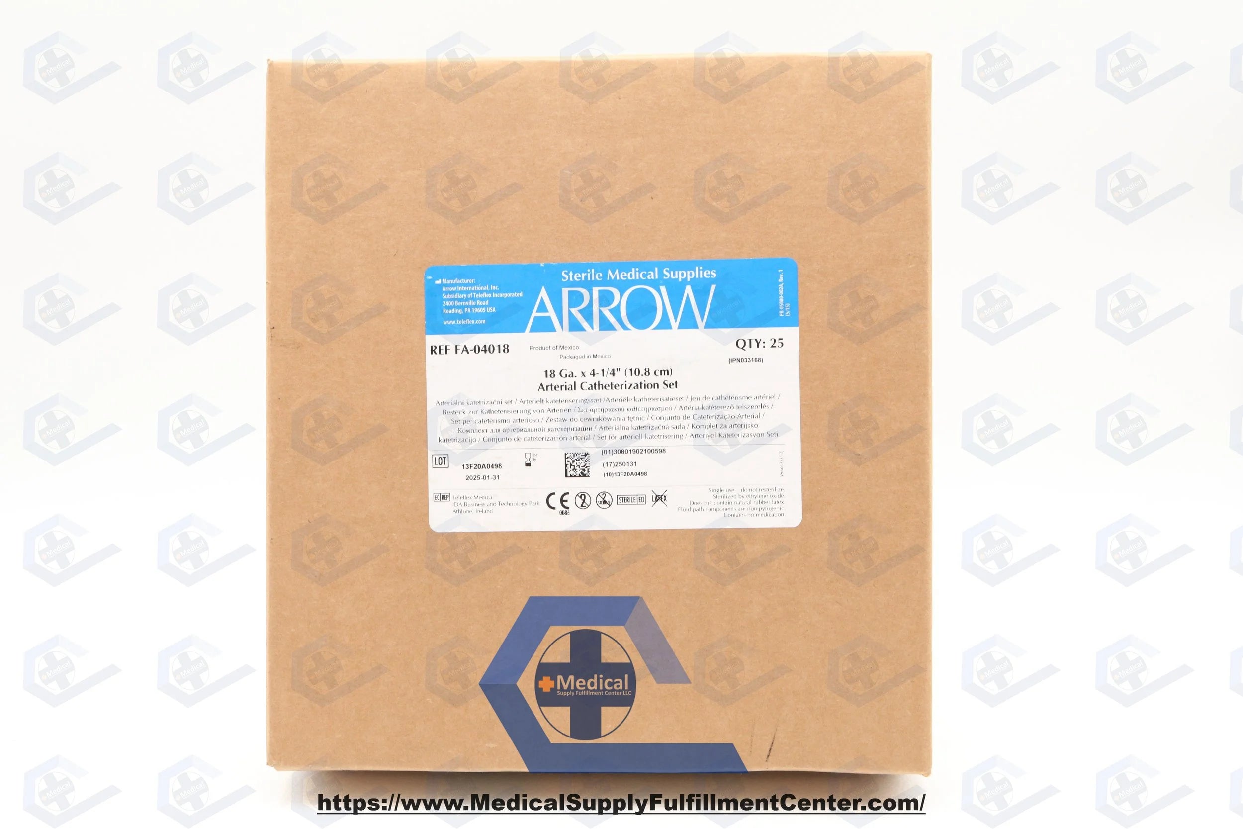 Teleflex | FA-04018 | Artery Catheterization Set 18G