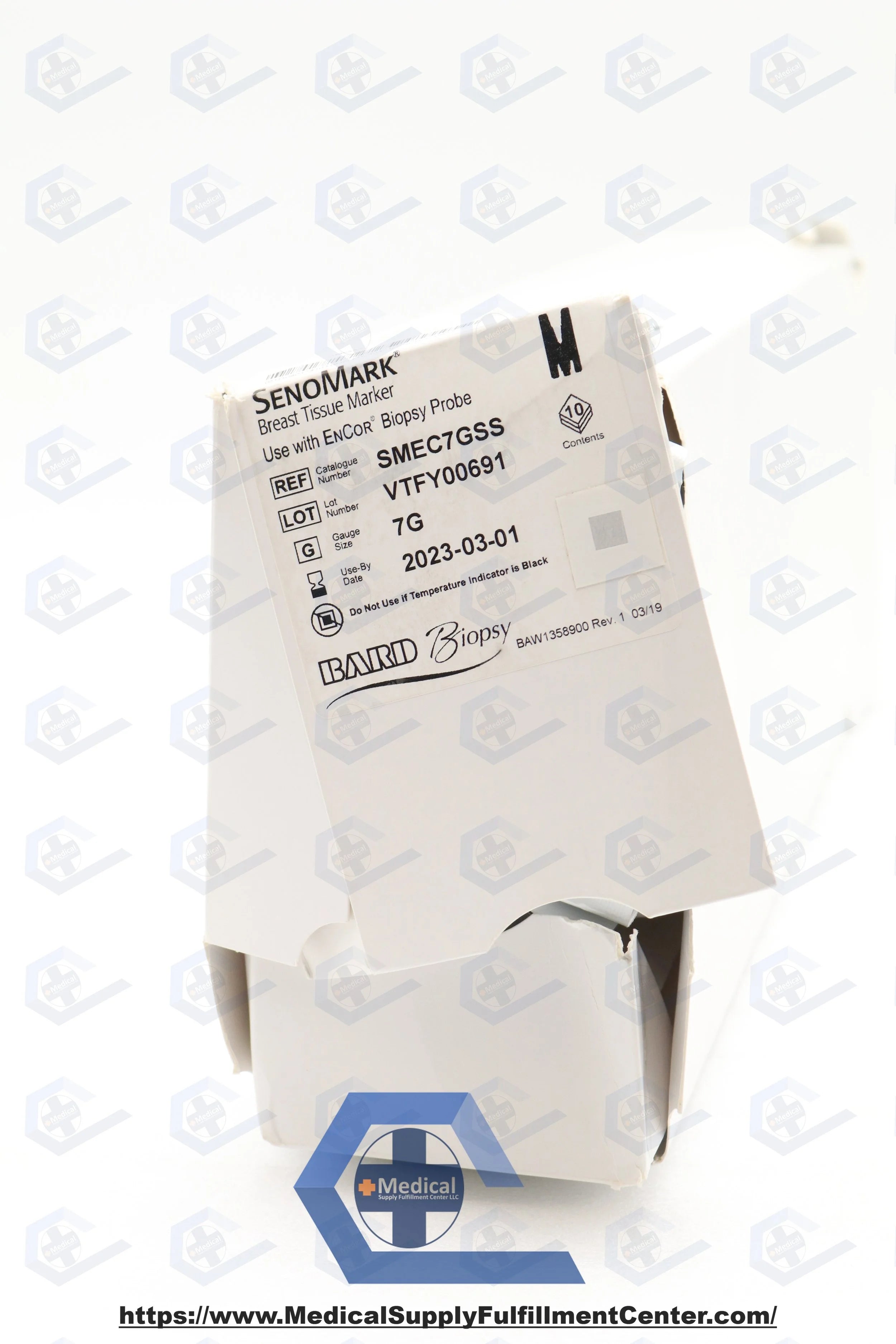 Bard | SMEC7GSS | SenoMark EnCor Breast Tissue Markers - SenoMark EnCor Marker, Breast Tissue, 7G