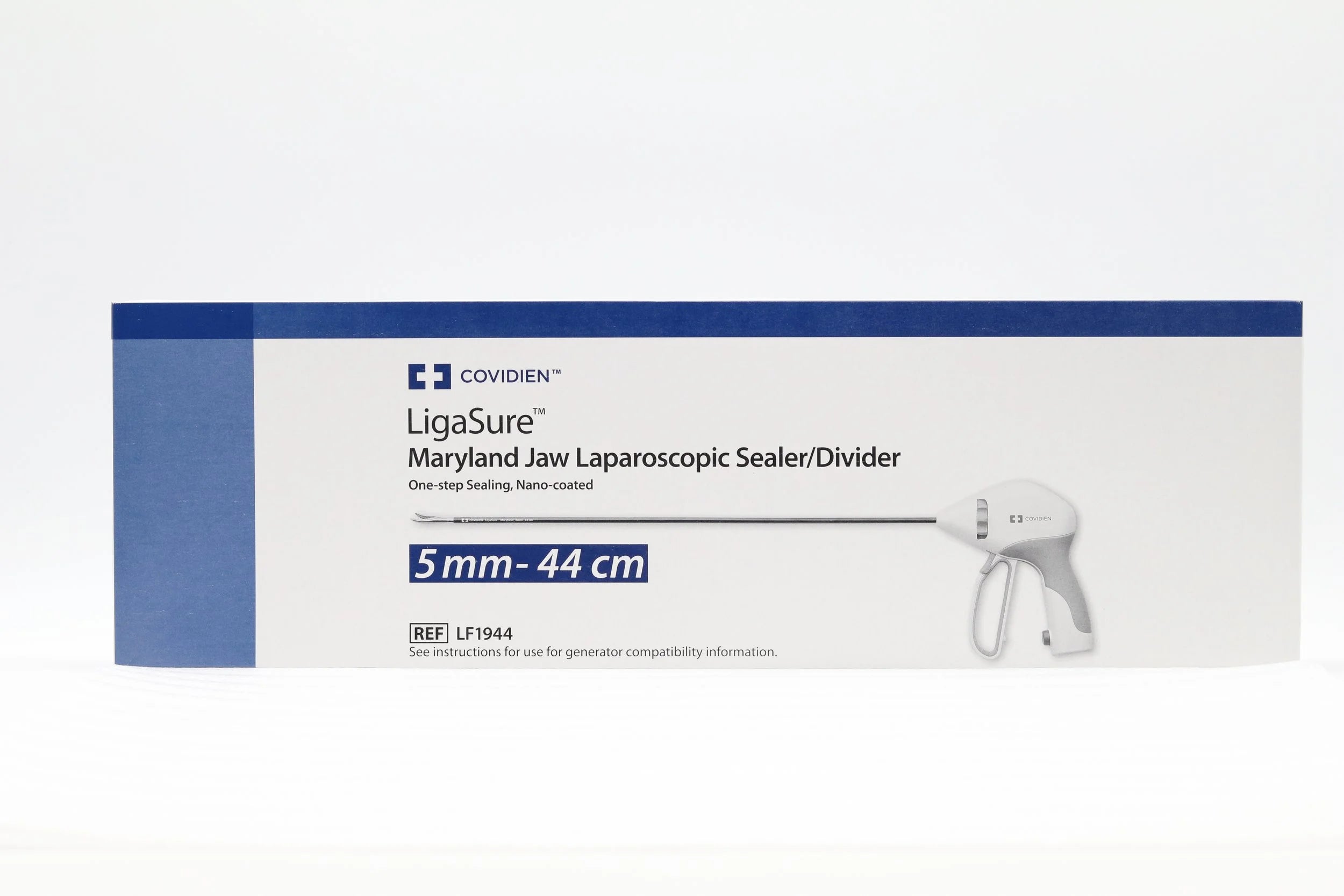 Covidien | LF1944 | LigaSure Maryland Jaw Laparoscopic Sealer/Divider One-step Sealing Nano-coated 5mm-44cm