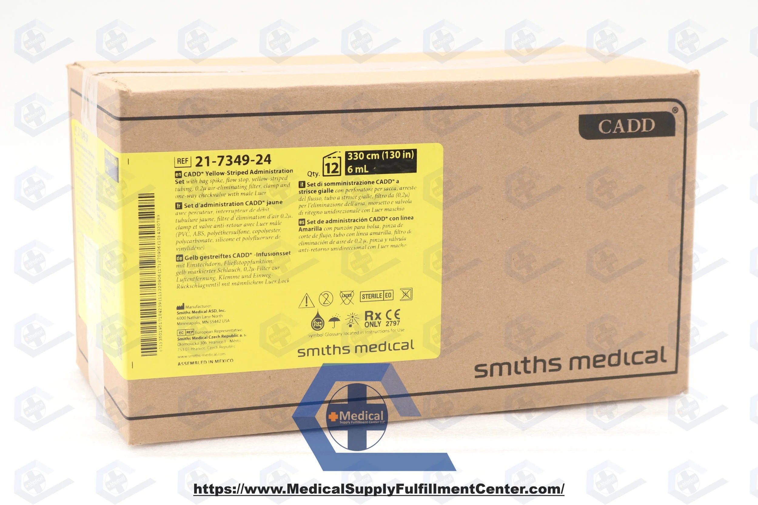 Smiths Medical | 21-7349-24 | CADD Administration Set 130" (239cm)