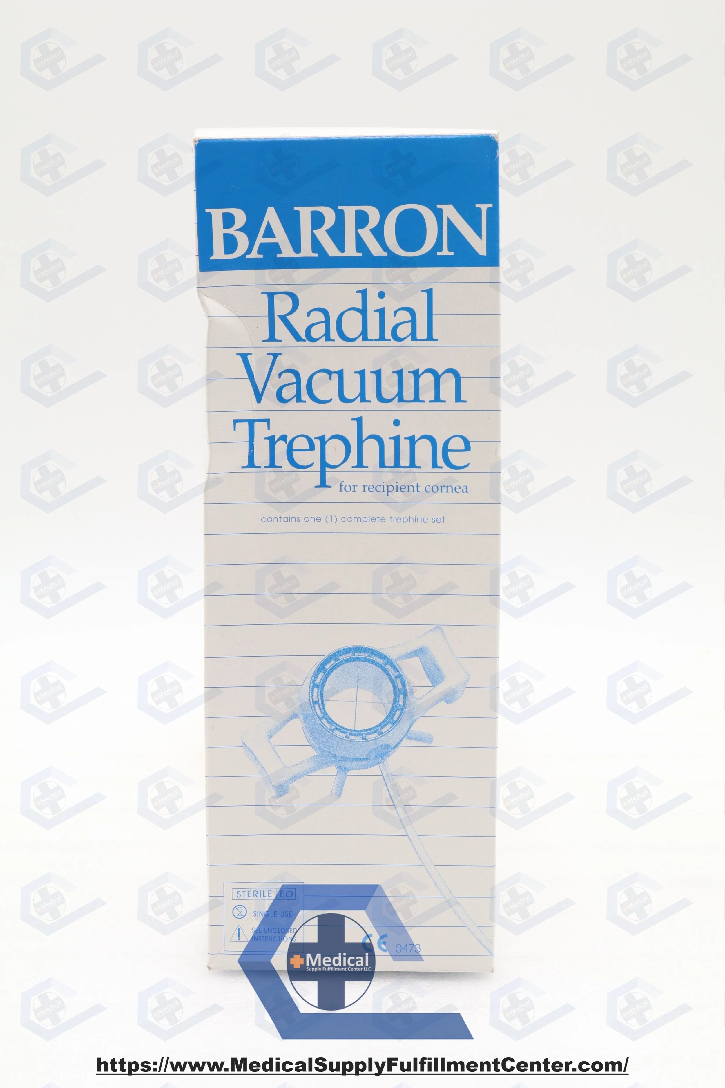 Katena Products | K20-2056 | Barron Radial Vacuum Corneal Trephine, 7.5m Dia.