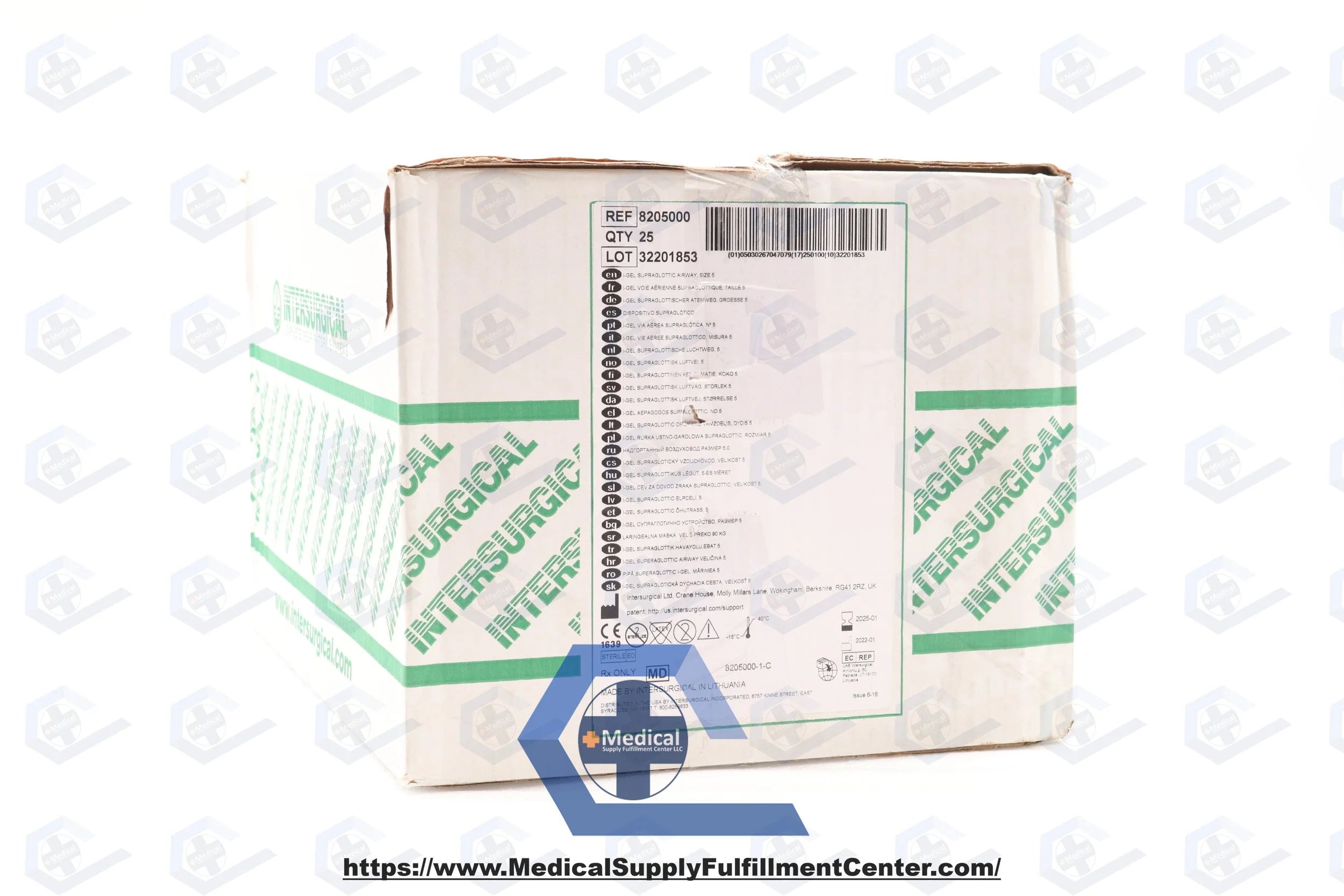 Intersurgical | 8205000 | I-GEL Supraglottic Airways by IntersurgicalI-GEL Supraglottic Airway, Size 5, Large