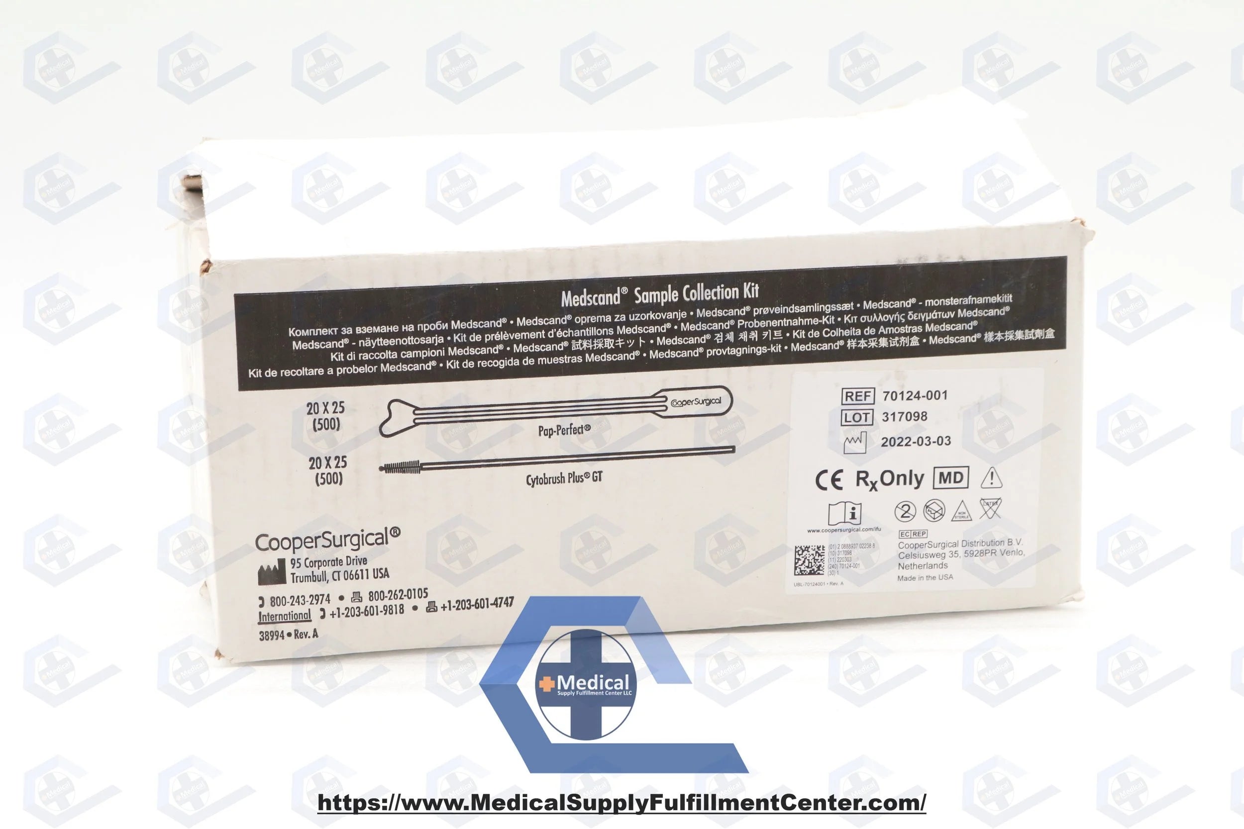 Cooper Surgical | 70124-001 | Medscand Sample Collection Kit