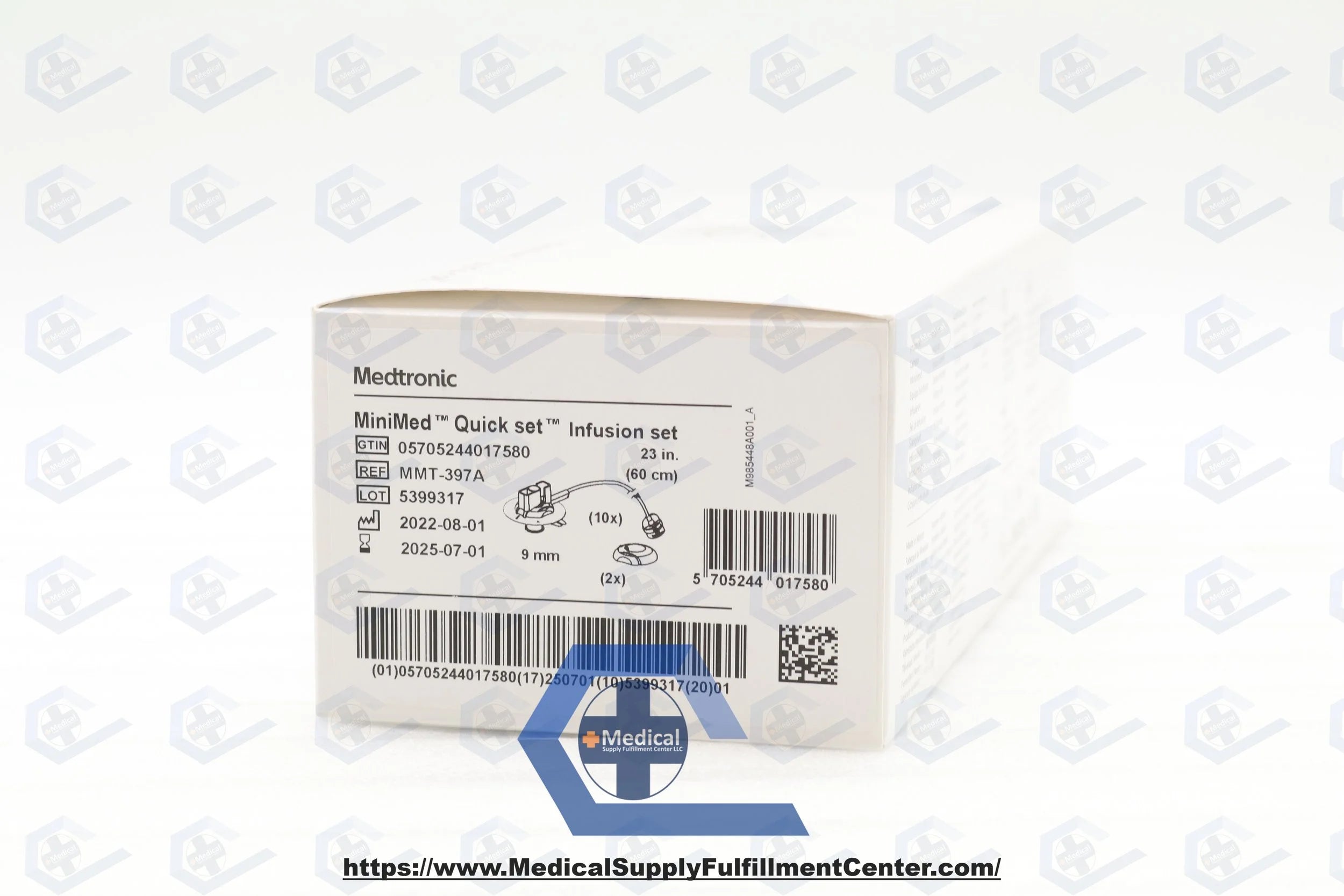 Medtronic | MMT-397A | Quick-Set Paradigm Infusion Set - Quick-Set Infusion Set, Paradigm, 23"