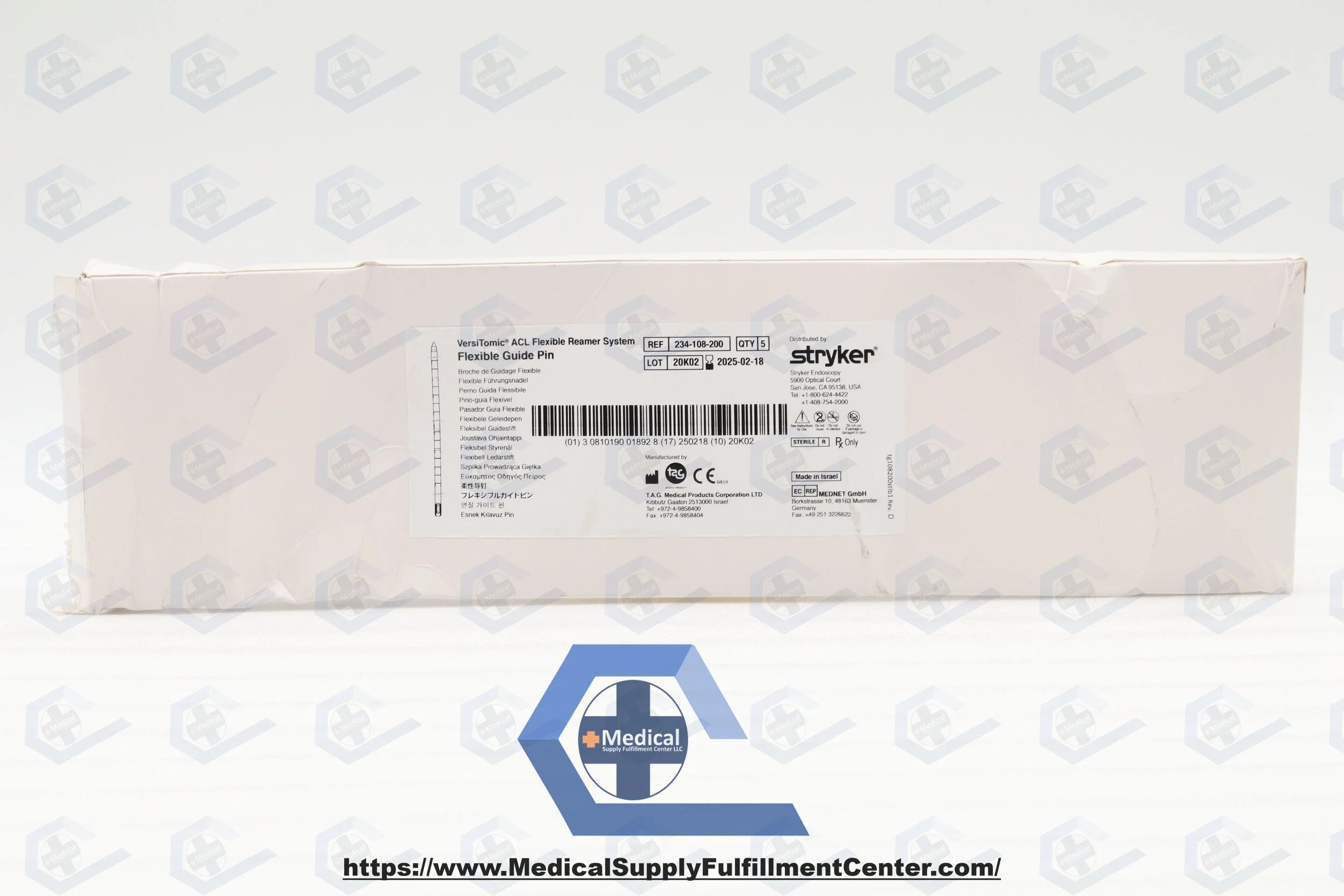 Stryker | 234-108-200 | Stryker VersiTomic ACL Flexible Guide Pin