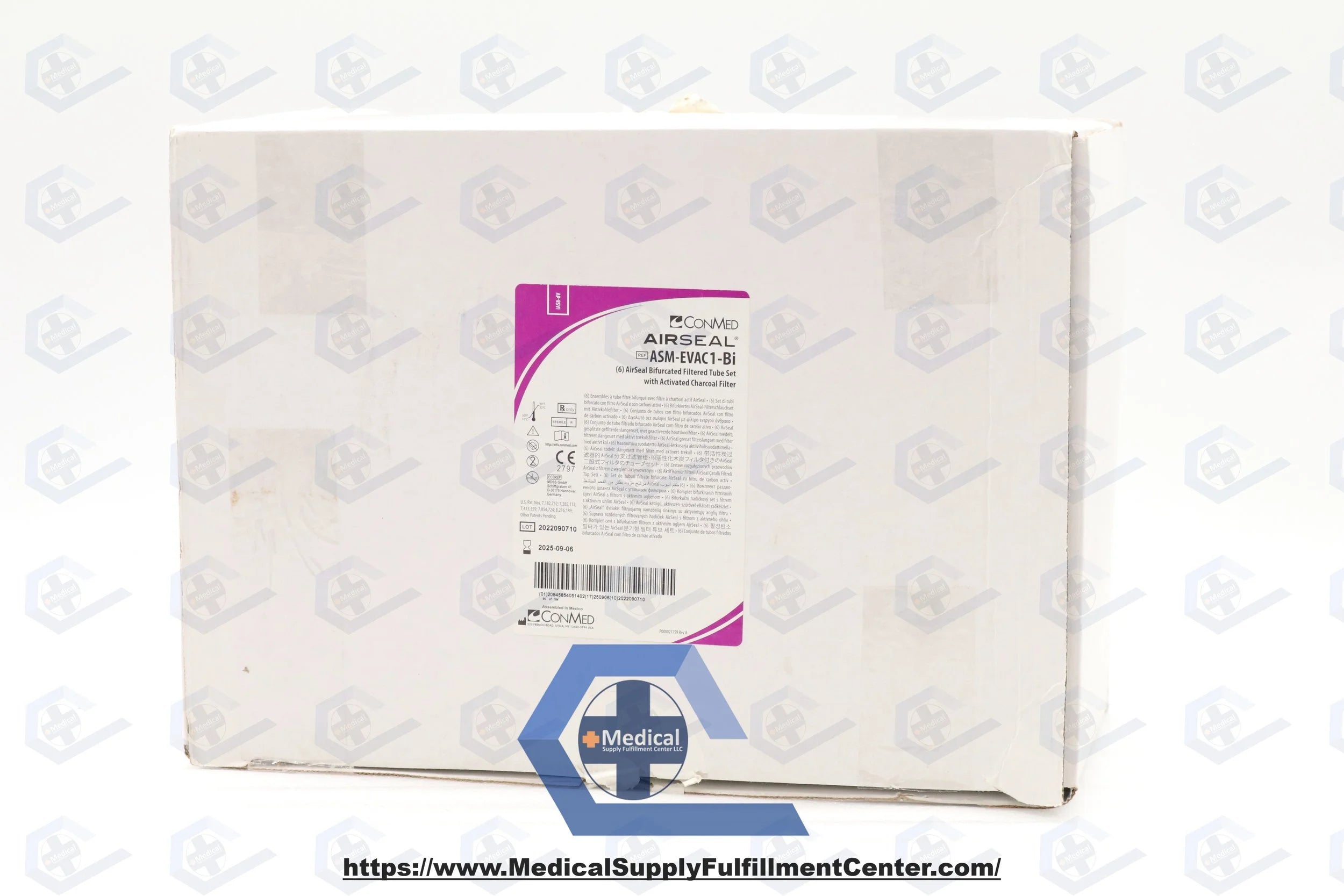 Conmed | ASM-EVAC1-Bi | AirSeal AirSeal Bifurcated Filtered Tube Set