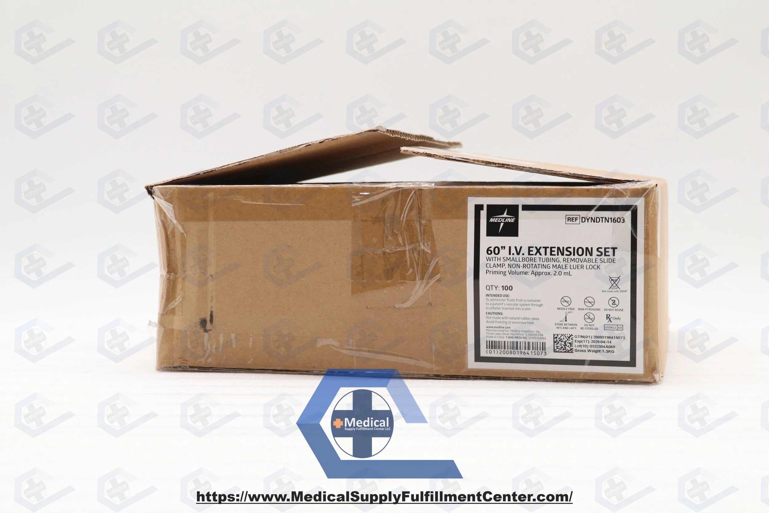 Medline | DYNDTN1603 | 60inch IV Extension Set