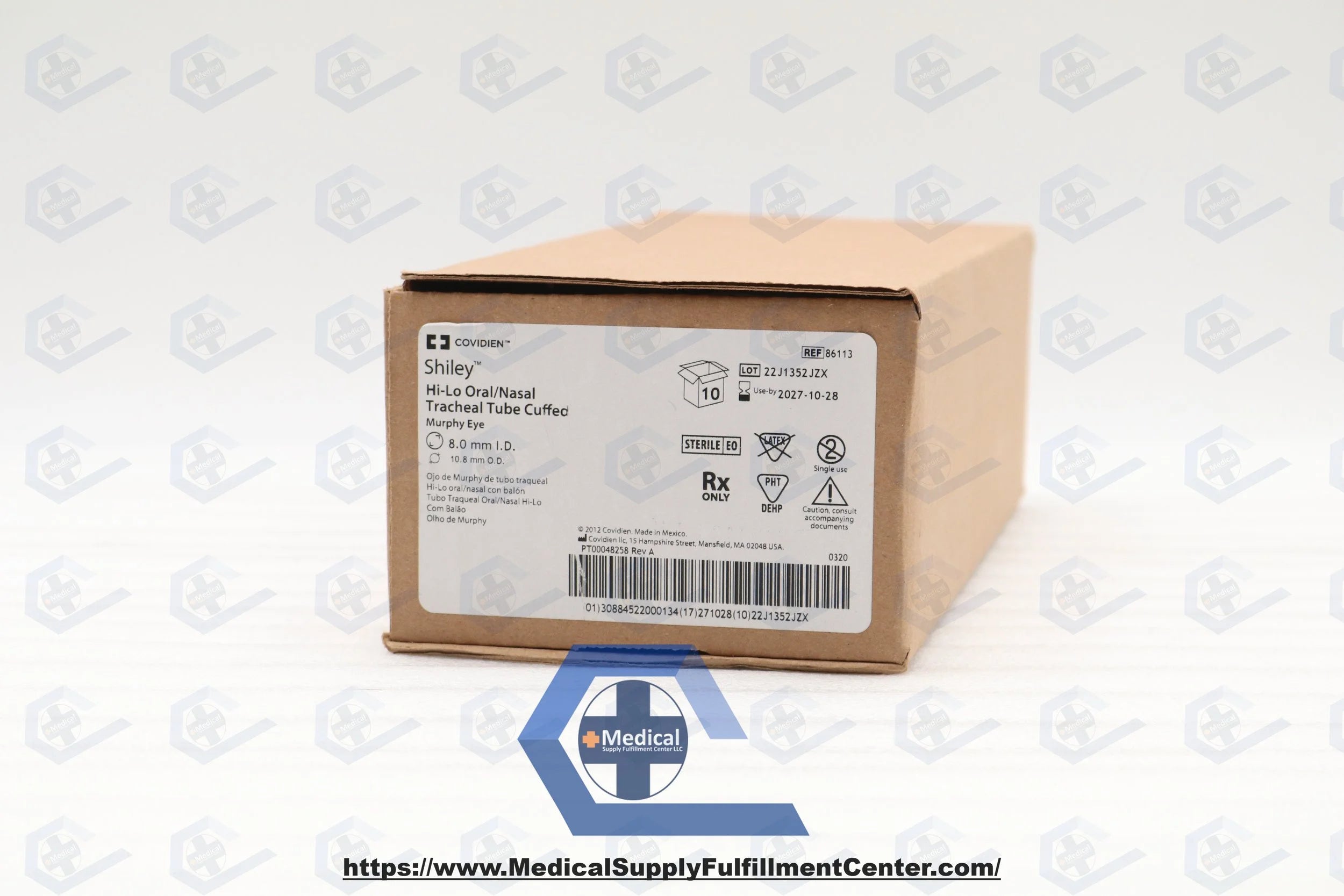 Covidien | 86113 | Shiley Hi-Lo Oral/Nasal Tracheal Tube Cuffed